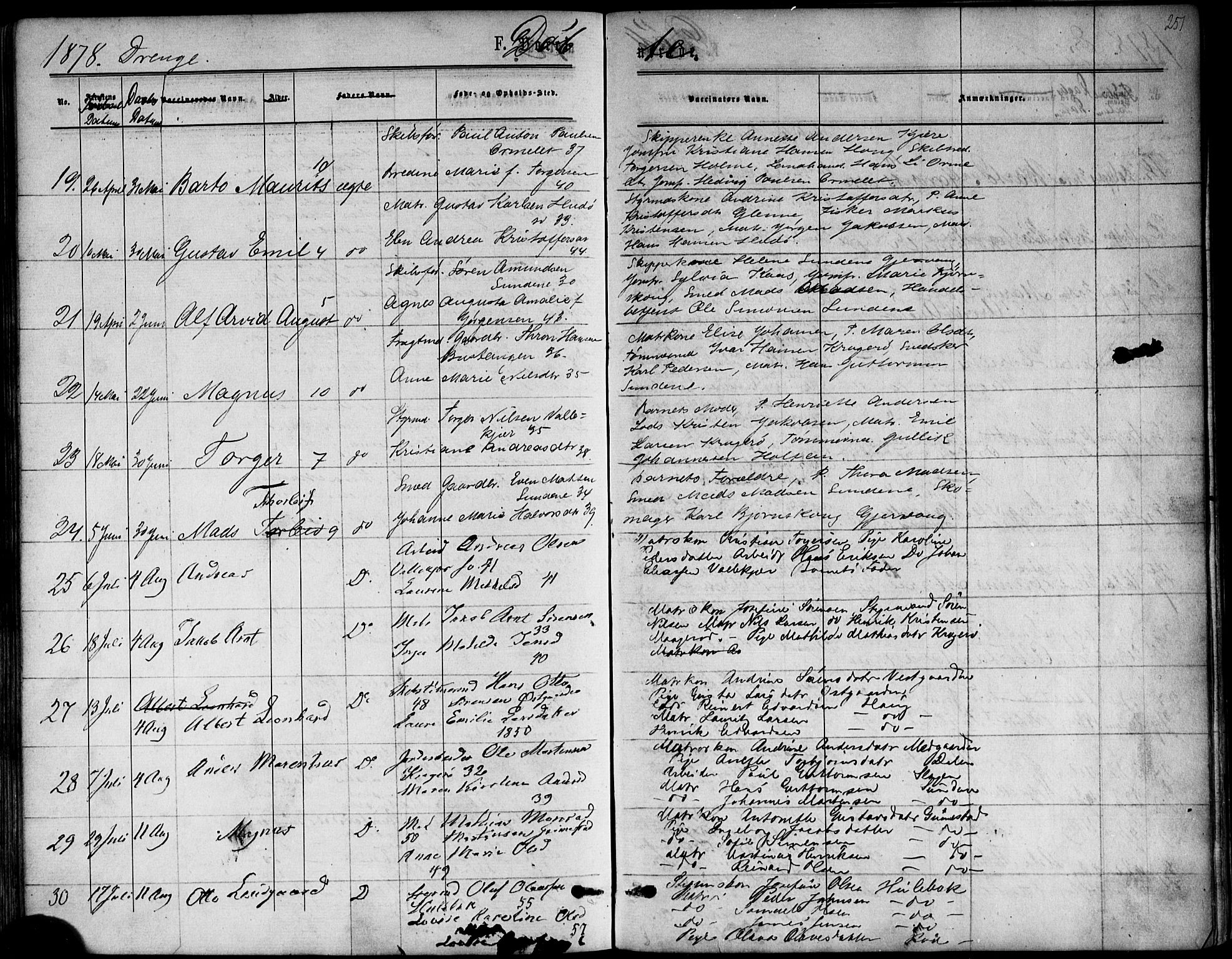 Nøtterøy kirkebøker, AV/SAKO-A-354/F/Fb/L0001: Parish register (official) no. II 1, 1865-1878, p. 251