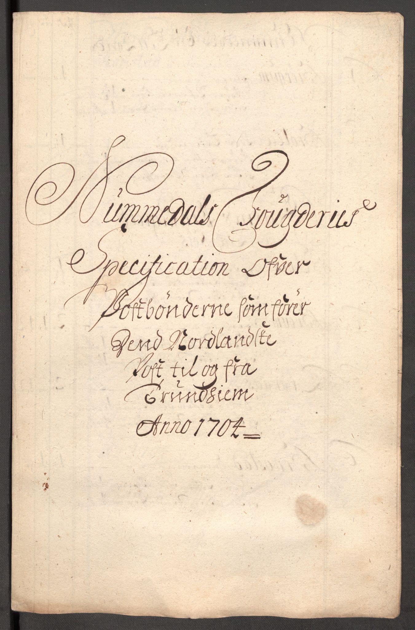 Rentekammeret inntil 1814, Reviderte regnskaper, Fogderegnskap, AV/RA-EA-4092/R64/L4428: Fogderegnskap Namdal, 1703-1704, p. 374