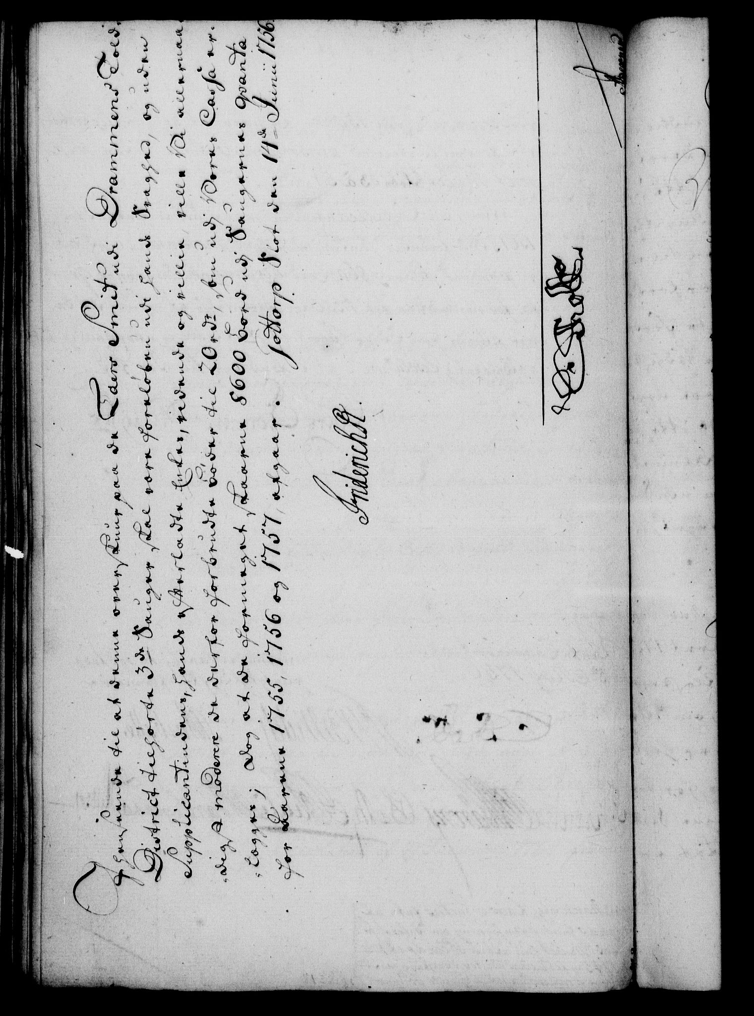 Rentekammeret, Kammerkanselliet, RA/EA-3111/G/Gf/Gfa/L0038: Norsk relasjons- og resolusjonsprotokoll (merket RK 52.38), 1756, p. 356