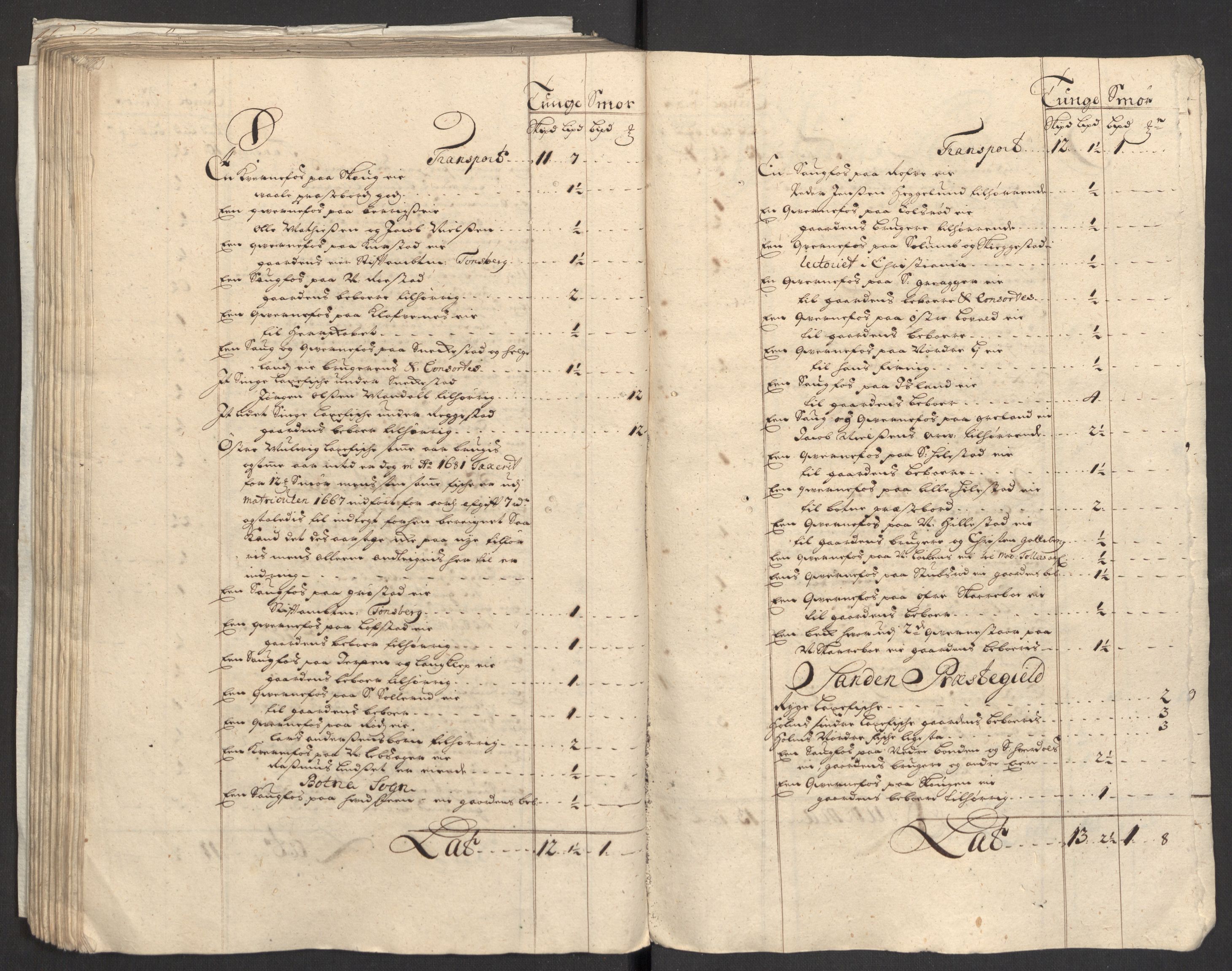 Rentekammeret inntil 1814, Reviderte regnskaper, Fogderegnskap, RA/EA-4092/R32/L1873: Fogderegnskap Jarlsberg grevskap, 1708, p. 122