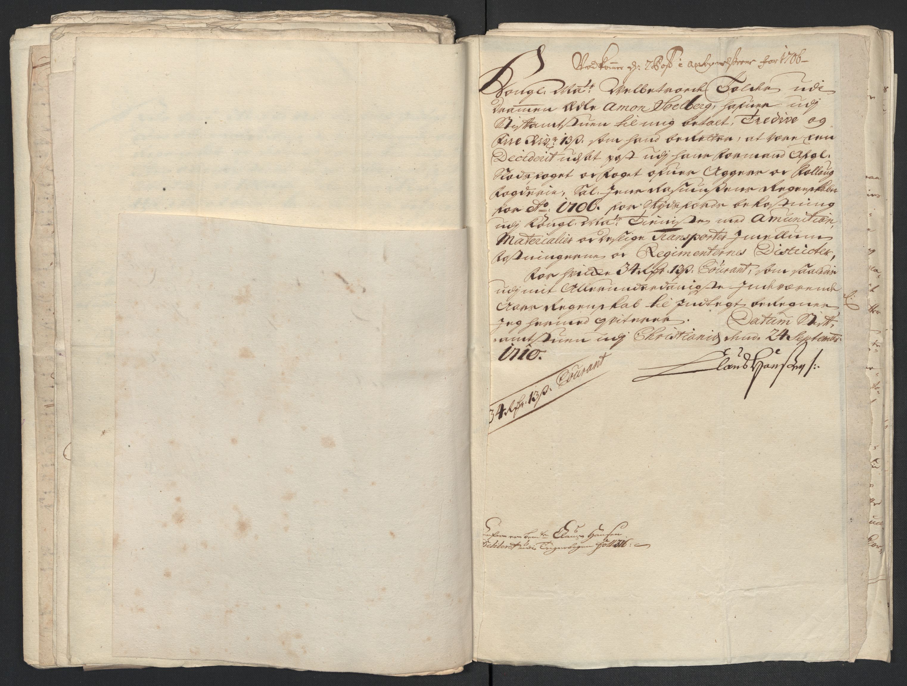 Rentekammeret inntil 1814, Reviderte regnskaper, Fogderegnskap, AV/RA-EA-4092/R10/L0446: Fogderegnskap Aker og Follo, 1705-1706, p. 353