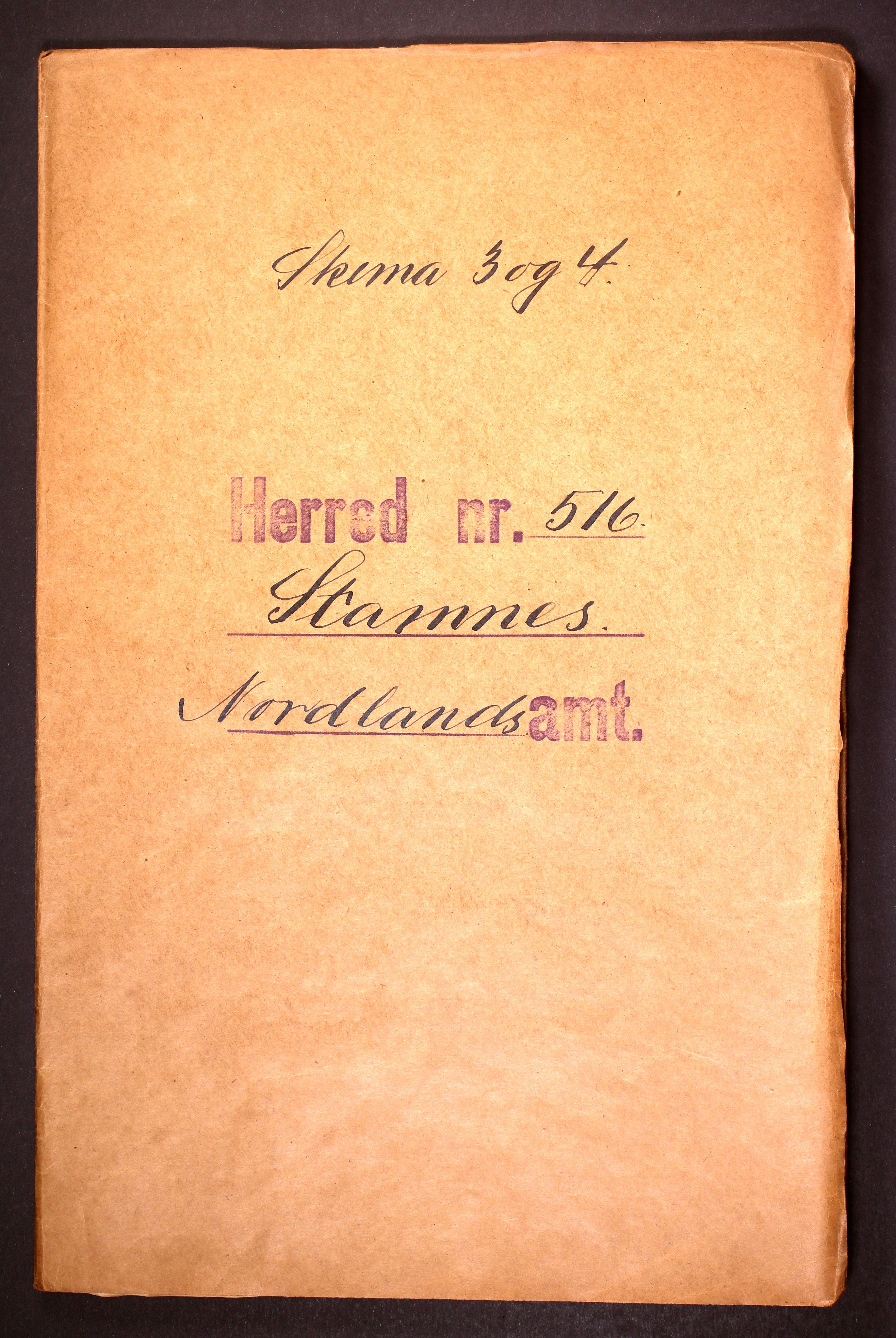 RA, 1910 census for Stamnes, 1910, p. 1