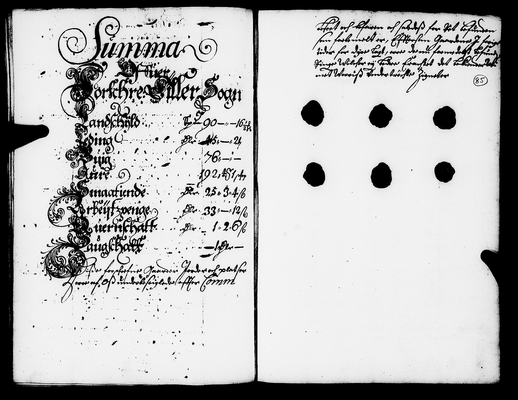 Rentekammeret inntil 1814, Realistisk ordnet avdeling, AV/RA-EA-4070/N/Nb/Nba/L0052: Strinda len, 1667, p. 84b-85a