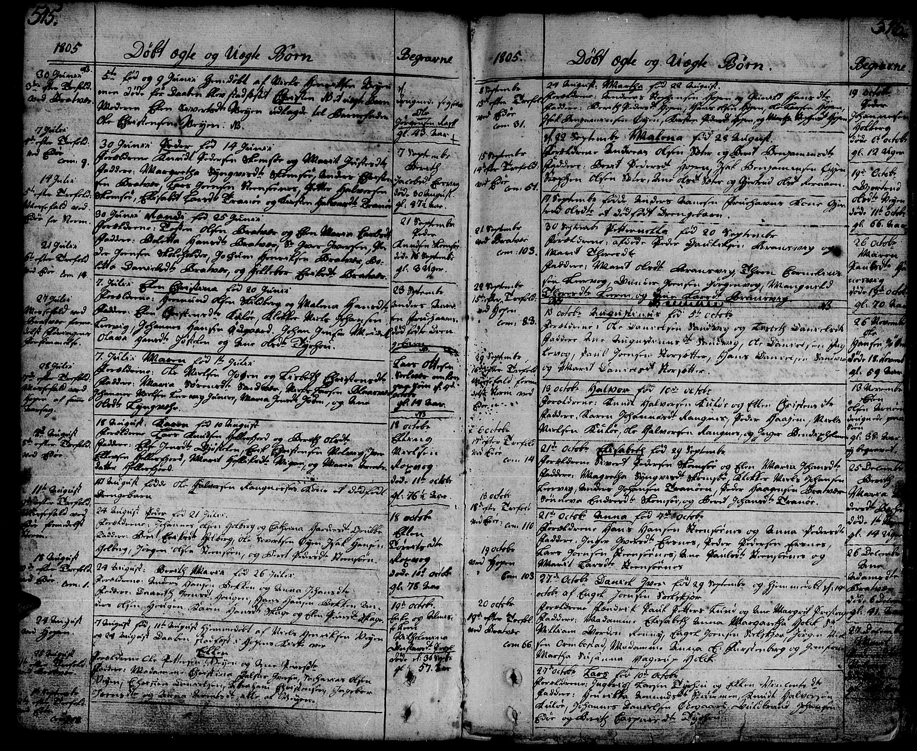 Ministerialprotokoller, klokkerbøker og fødselsregistre - Møre og Romsdal, SAT/A-1454/581/L0932: Parish register (official) no. 581A02, 1767-1823, p. 545-546