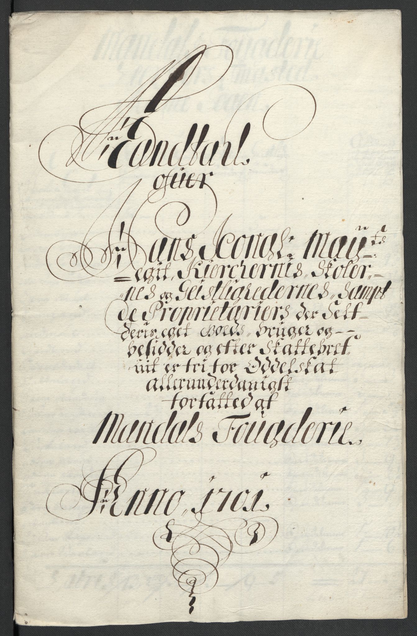 Rentekammeret inntil 1814, Reviderte regnskaper, Fogderegnskap, AV/RA-EA-4092/R43/L2549: Fogderegnskap Lista og Mandal, 1701-1702, p. 188