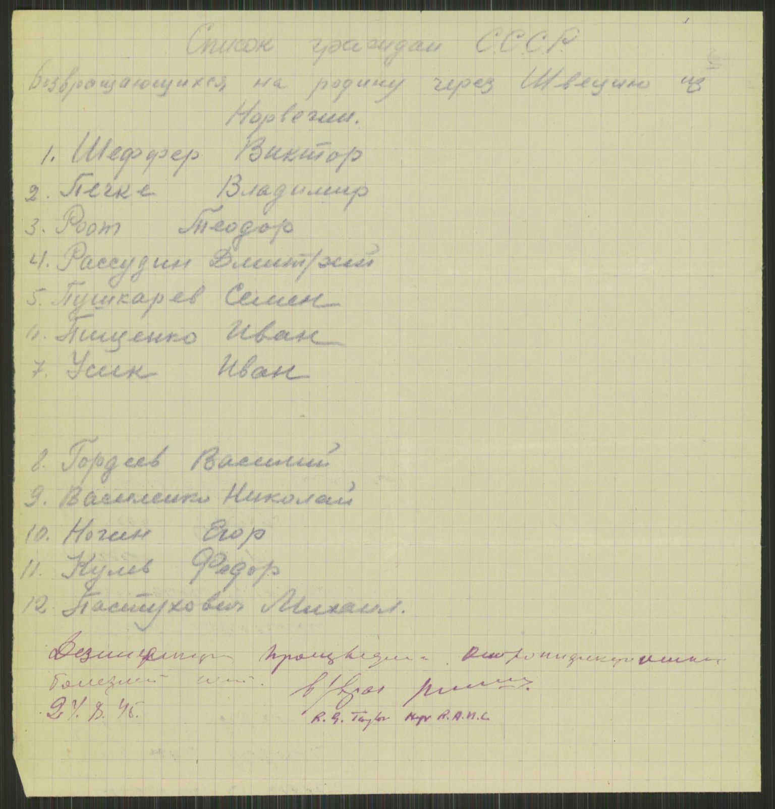 Flyktnings- og fangedirektoratet, Repatrieringskontoret, AV/RA-S-1681/D/Db/L0015: Displaced Persons (DPs) og sivile tyskere, 1945-1948, p. 115