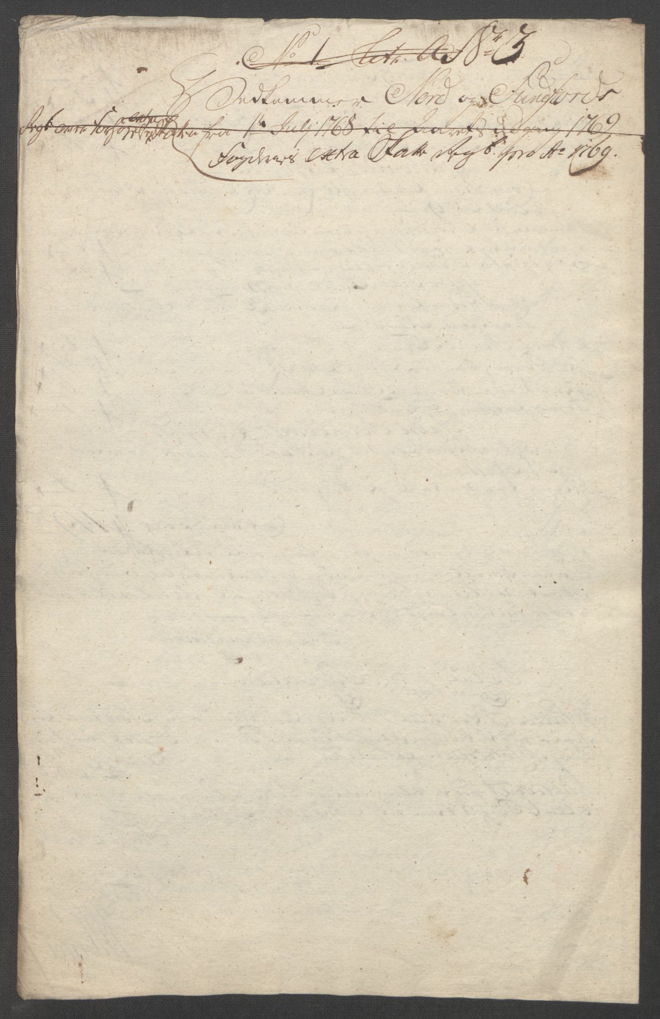 Rentekammeret inntil 1814, Reviderte regnskaper, Fogderegnskap, RA/EA-4092/R53/L3550: Ekstraskatten Sunn- og Nordfjord, 1762-1771, p. 265