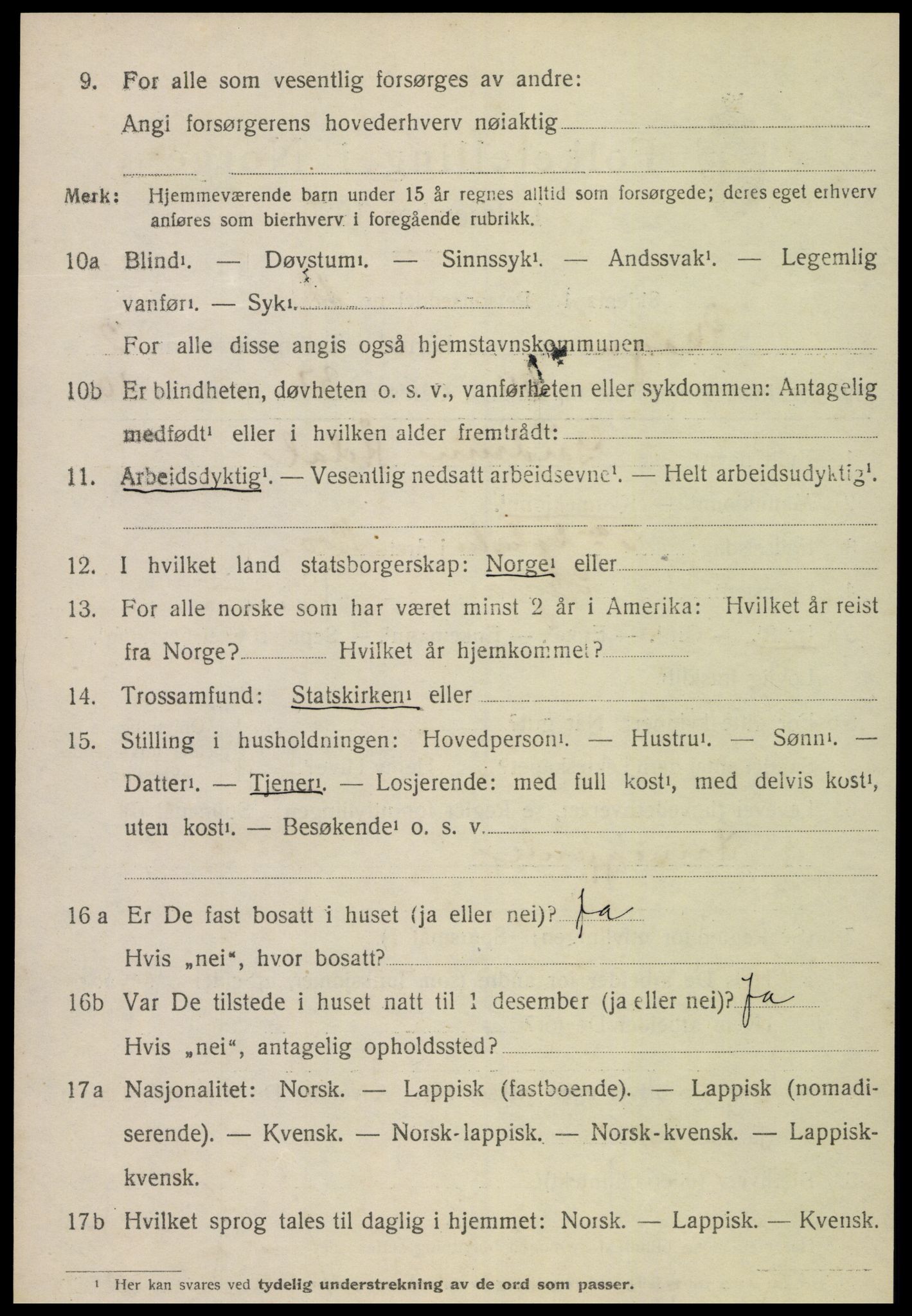 SAT, 1920 census for Skogn, 1920, p. 3668