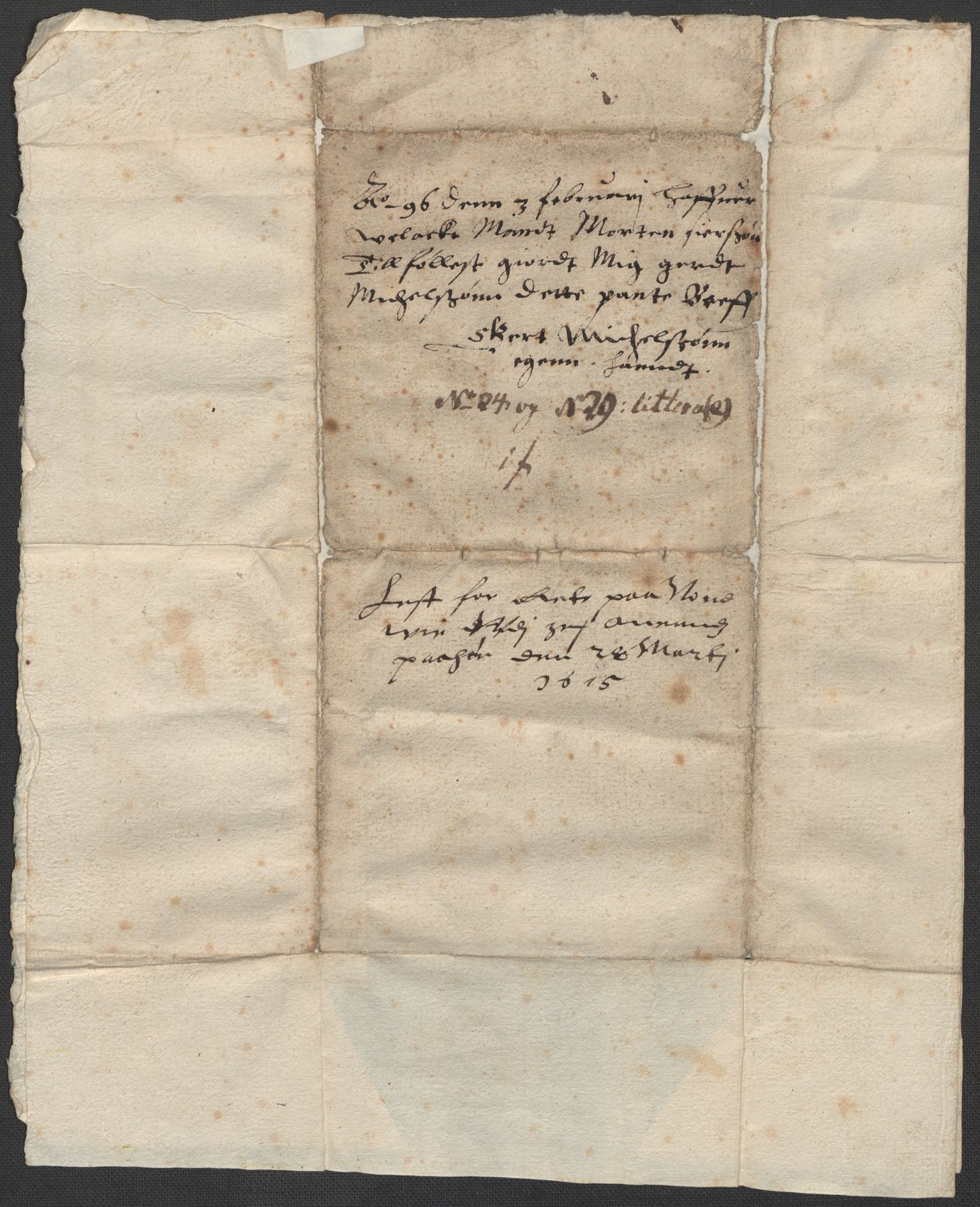 Riksarkivets diplomsamling, AV/RA-EA-5965/F02/L0088: Dokumenter, 1586-1587, p. 52