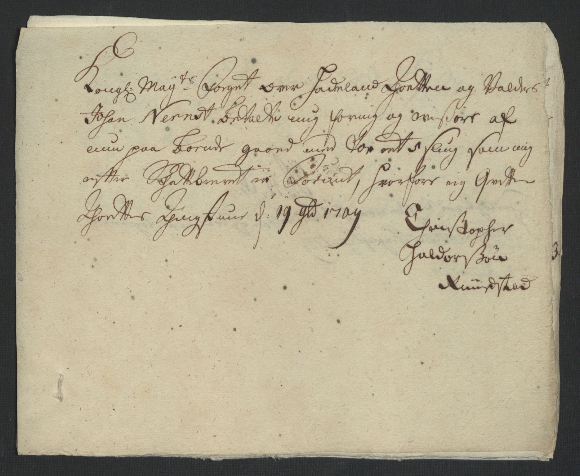 Rentekammeret inntil 1814, Reviderte regnskaper, Fogderegnskap, RA/EA-4092/R18/L1306: Fogderegnskap Hadeland, Toten og Valdres, 1709, p. 314