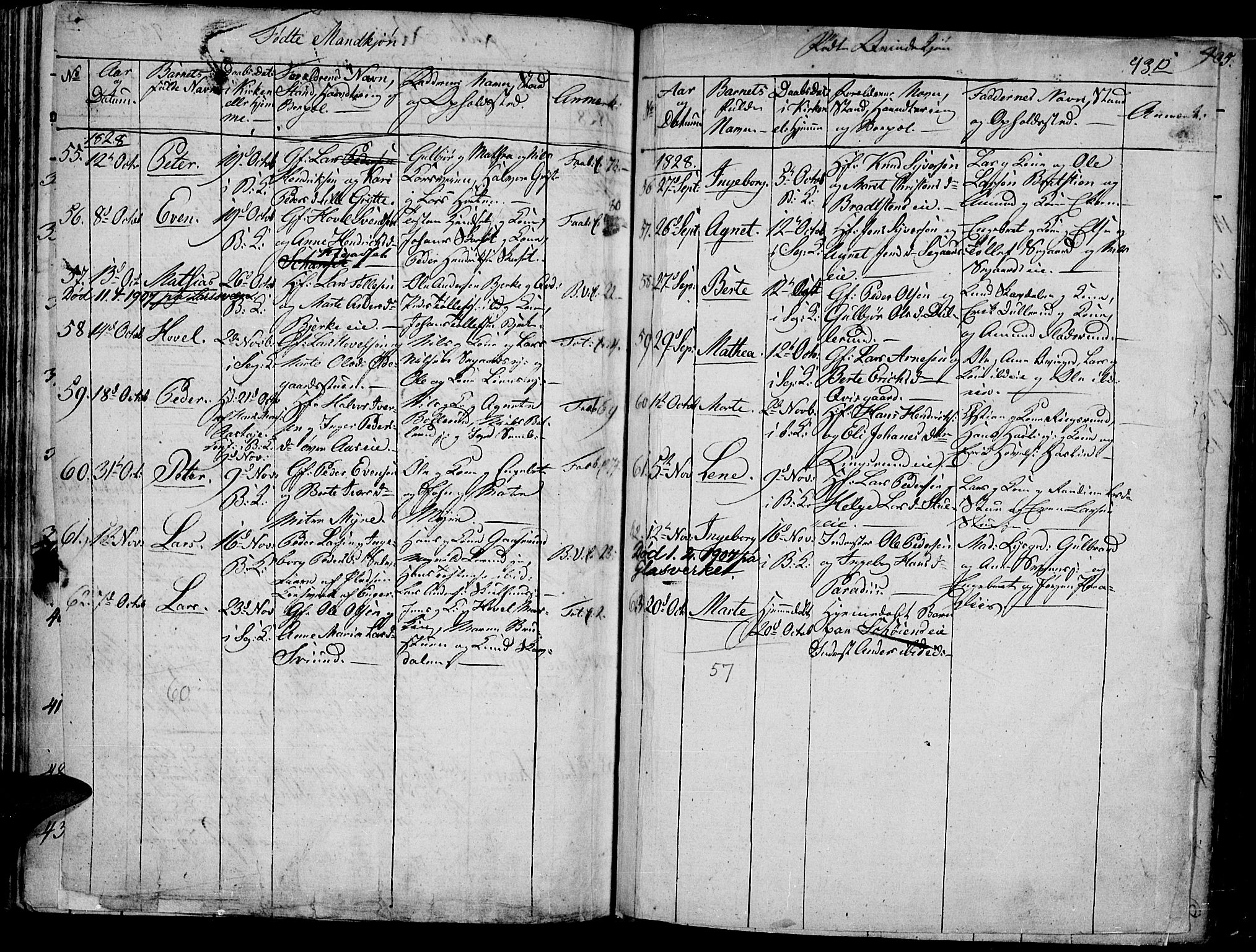 Biri prestekontor, SAH/PREST-096/H/Ha/Haa/L0003: Parish register (official) no. 3, 1814-1828, p. 93d