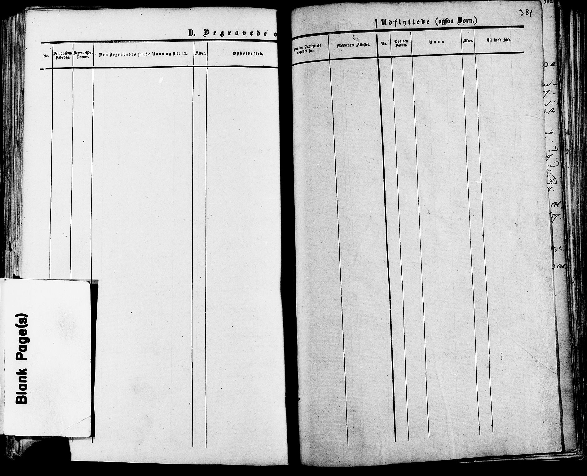 Fredrikstad prestekontor Kirkebøker, SAO/A-11082/F/Fa/L0006: Parish register (official) no. 6, 1857-1878, p. 381