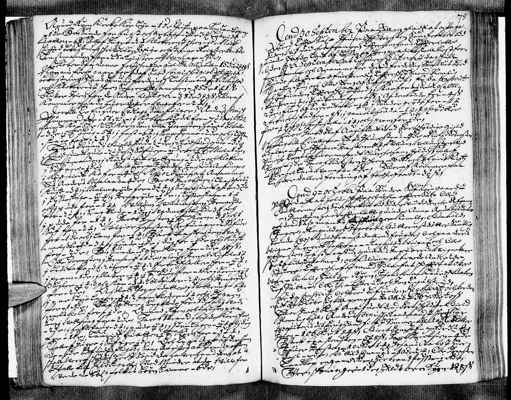 Nedre Telemark sorenskriveri, AV/SAKO-A-135/H/Hb/Hba/L0001: Skifteprotokoll
, 1667-1684, p. 78b-79a
