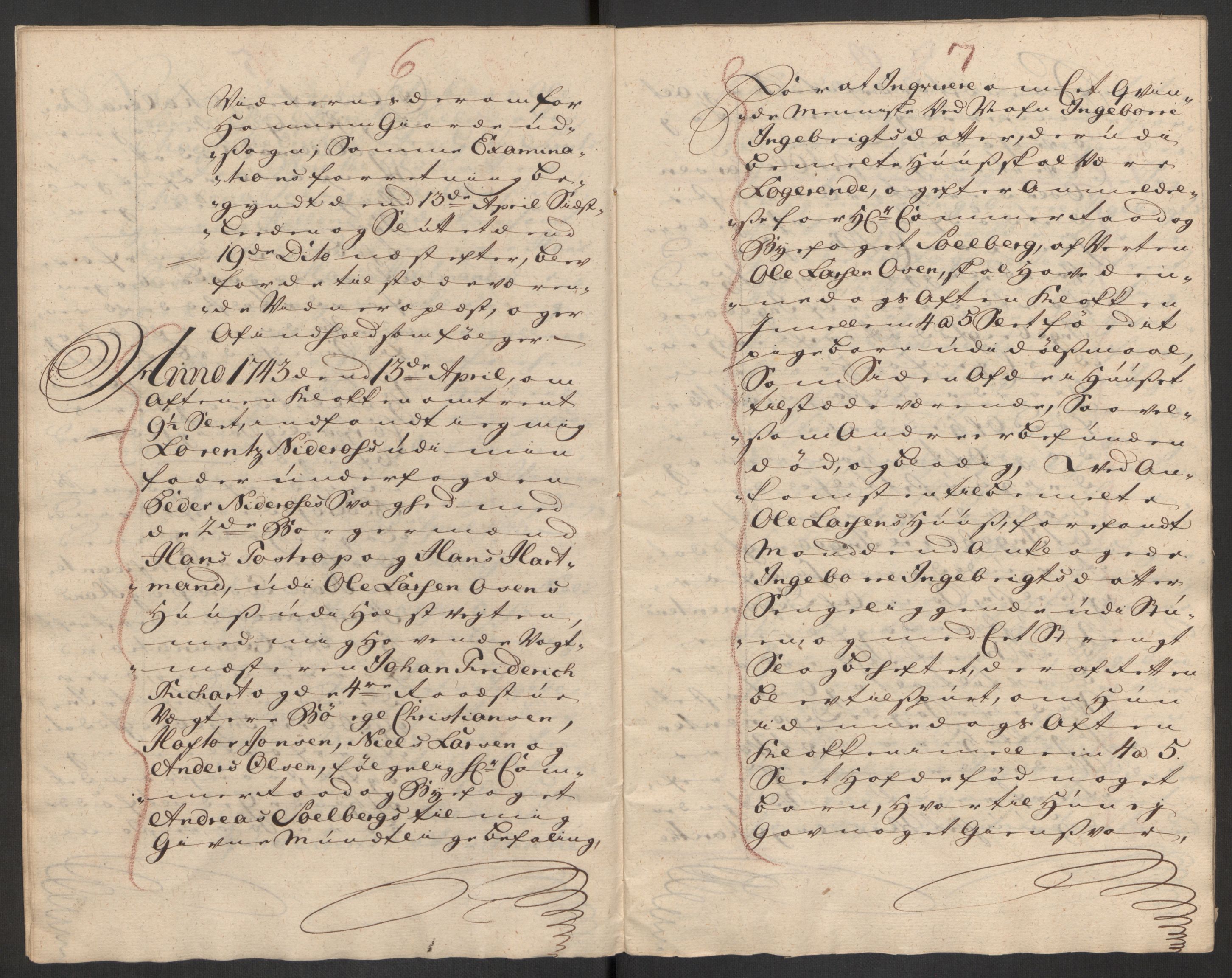 Rentekammeret inntil 1814, Reviderte regnskaper, Byregnskaper, AV/RA-EA-4066/R/Rs/L0541: [S22] Sikt og sakefall, 1743-1746, p. 53