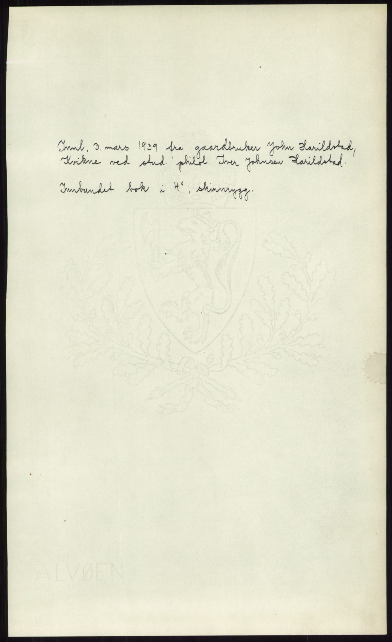 Samlinger til kildeutgivelse, Diplomavskriftsamlingen, RA/EA-4053/H/Ha, p. 2586