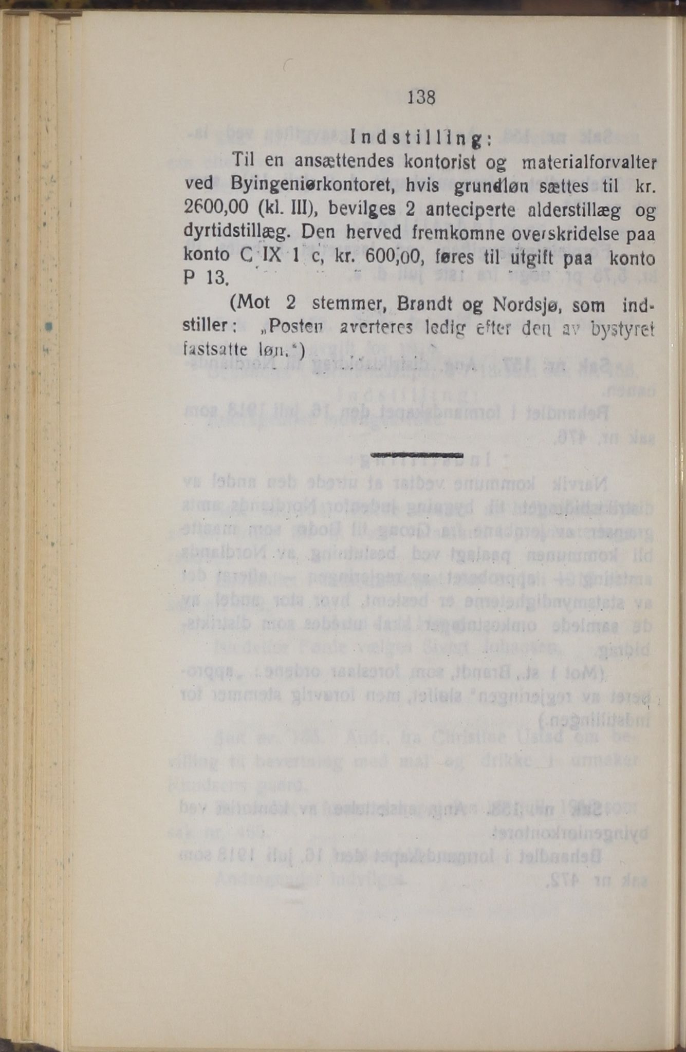 Narvik kommune. Formannskap , AIN/K-18050.150/A/Ab/L0008: Møtebok, 1918