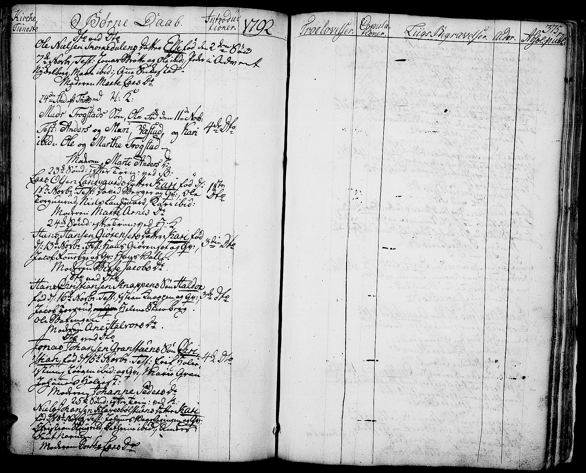 Toten prestekontor, SAH/PREST-102/H/Ha/Haa/L0006: Parish register (official) no. 6, 1773-1793, p. 375