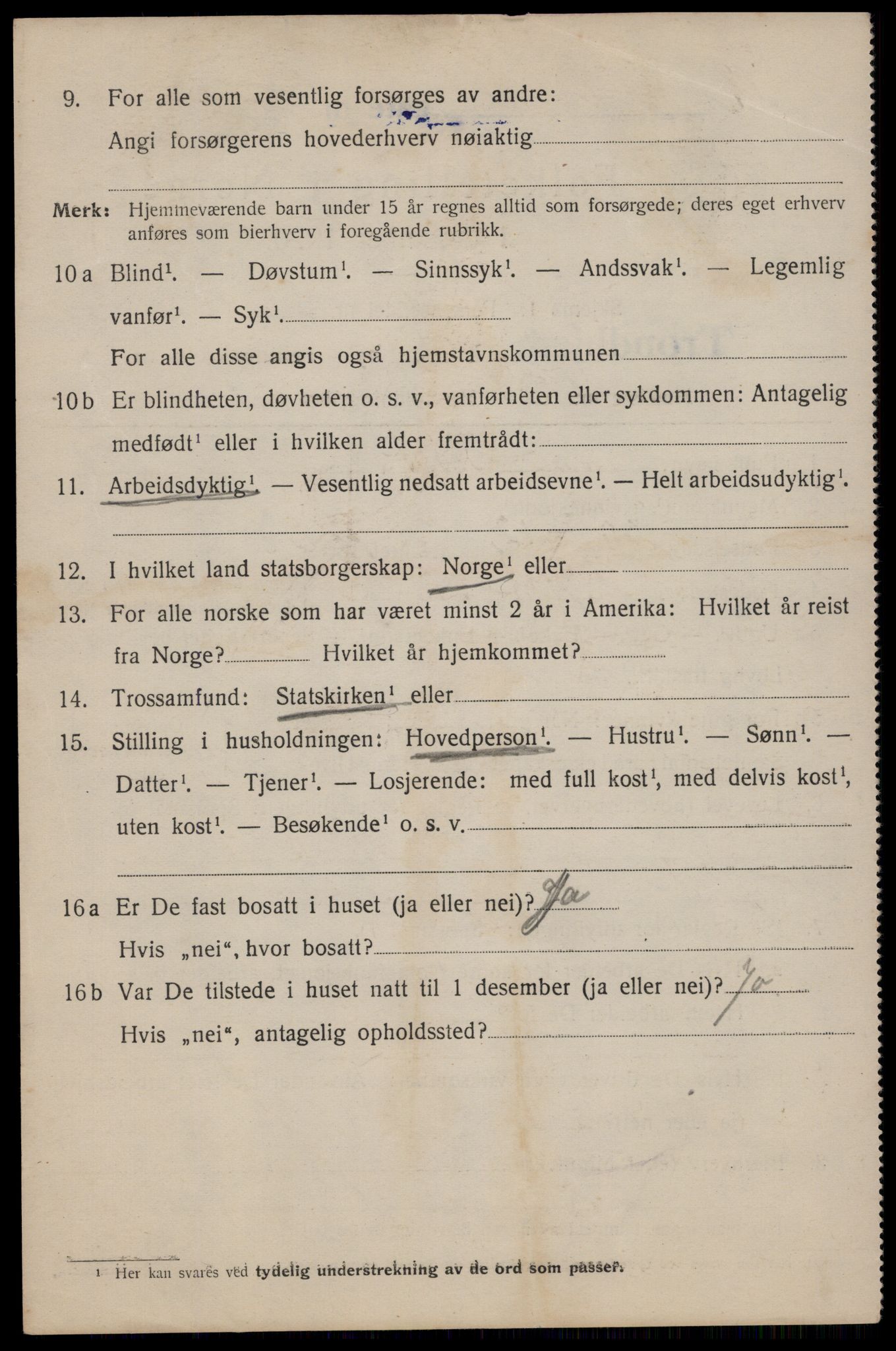 SAT, 1920 census for Trondheim, 1920, p. 78021