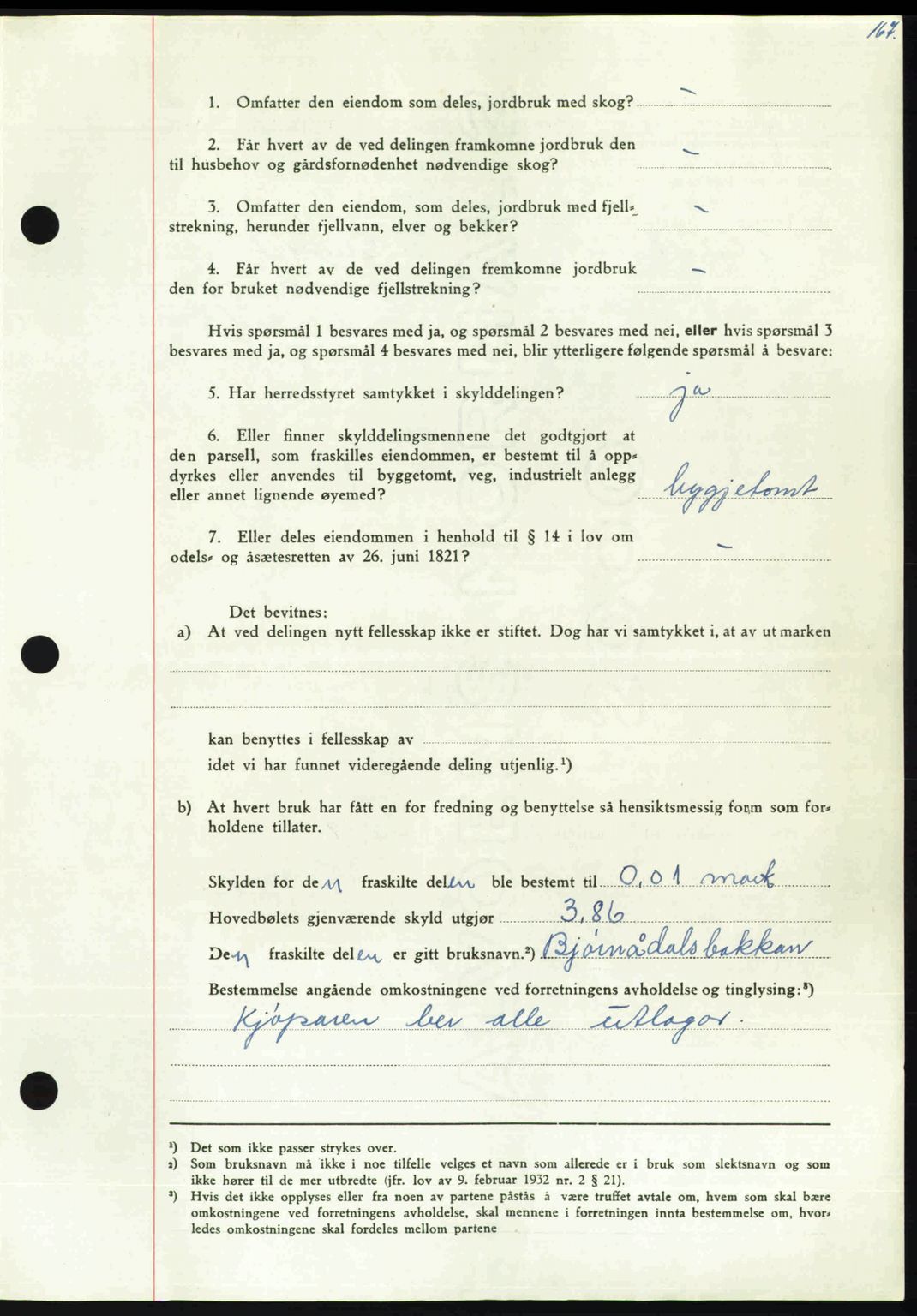 Nordmøre sorenskriveri, AV/SAT-A-4132/1/2/2Ca: Mortgage book no. A112, 1949-1949, Diary no: : 2265/1949