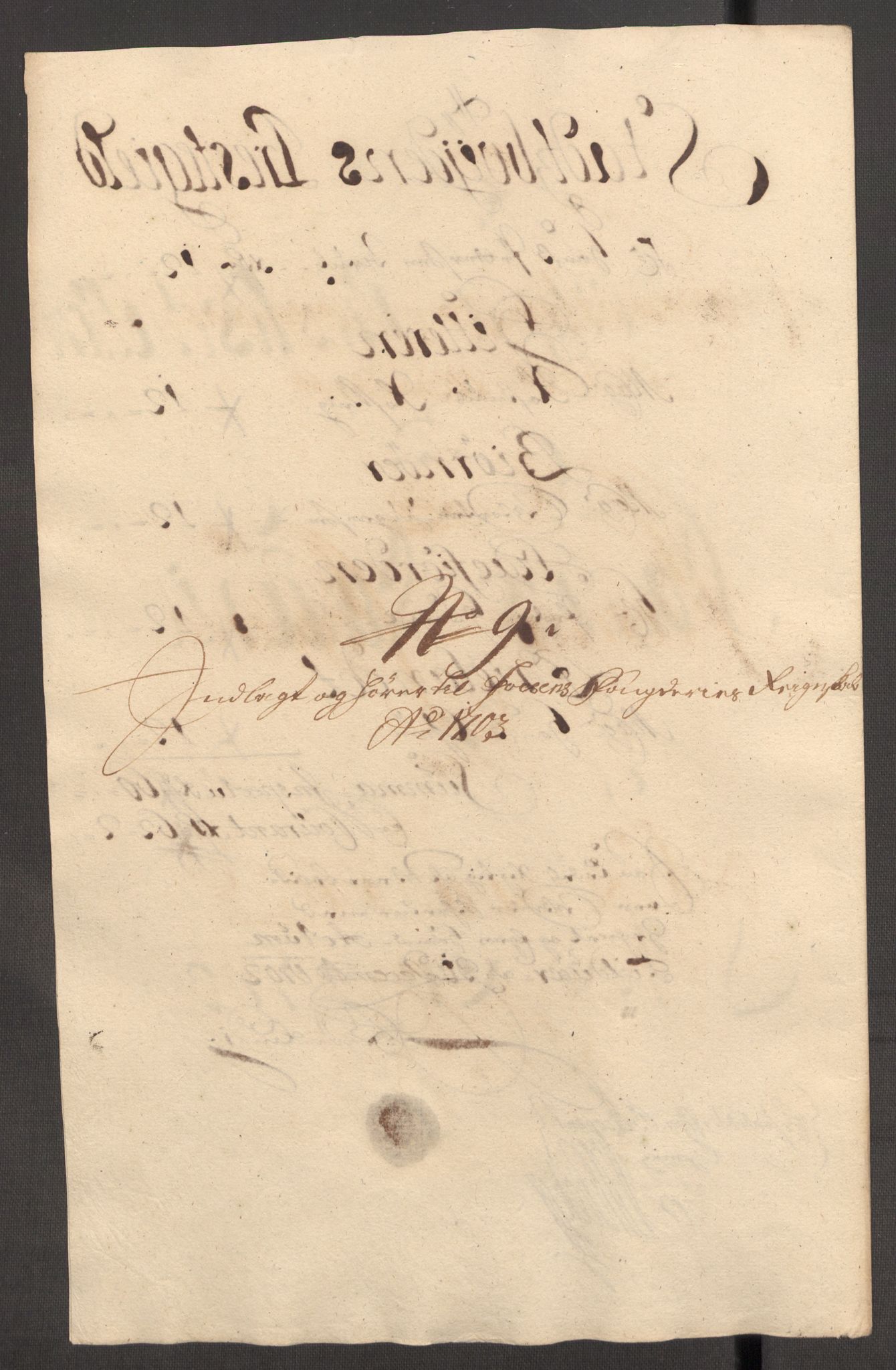Rentekammeret inntil 1814, Reviderte regnskaper, Fogderegnskap, RA/EA-4092/R57/L3855: Fogderegnskap Fosen, 1702-1703, p. 327