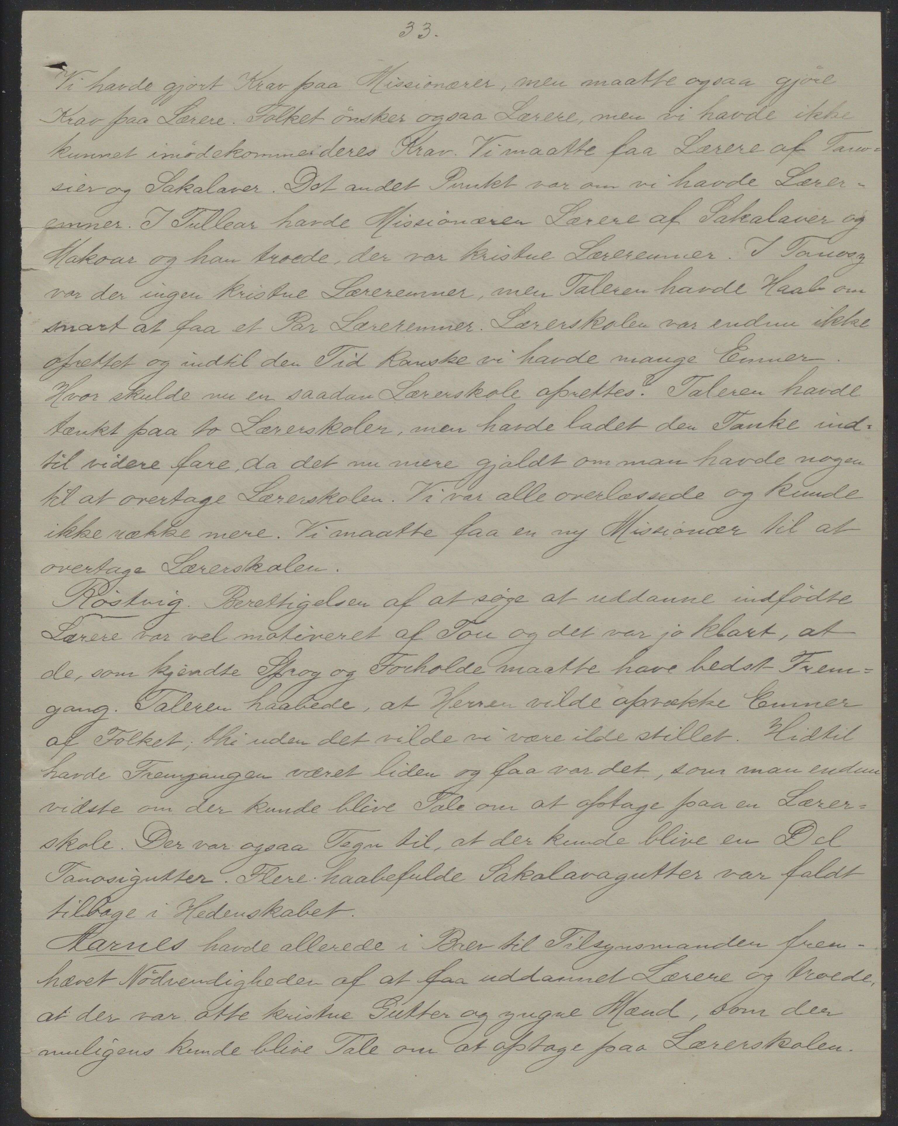 Det Norske Misjonsselskap - hovedadministrasjonen, VID/MA-A-1045/D/Da/Daa/L0039/0003: Konferansereferat og årsberetninger / Konferansereferat fra Vest-Madagaskar., 1892, p. 33