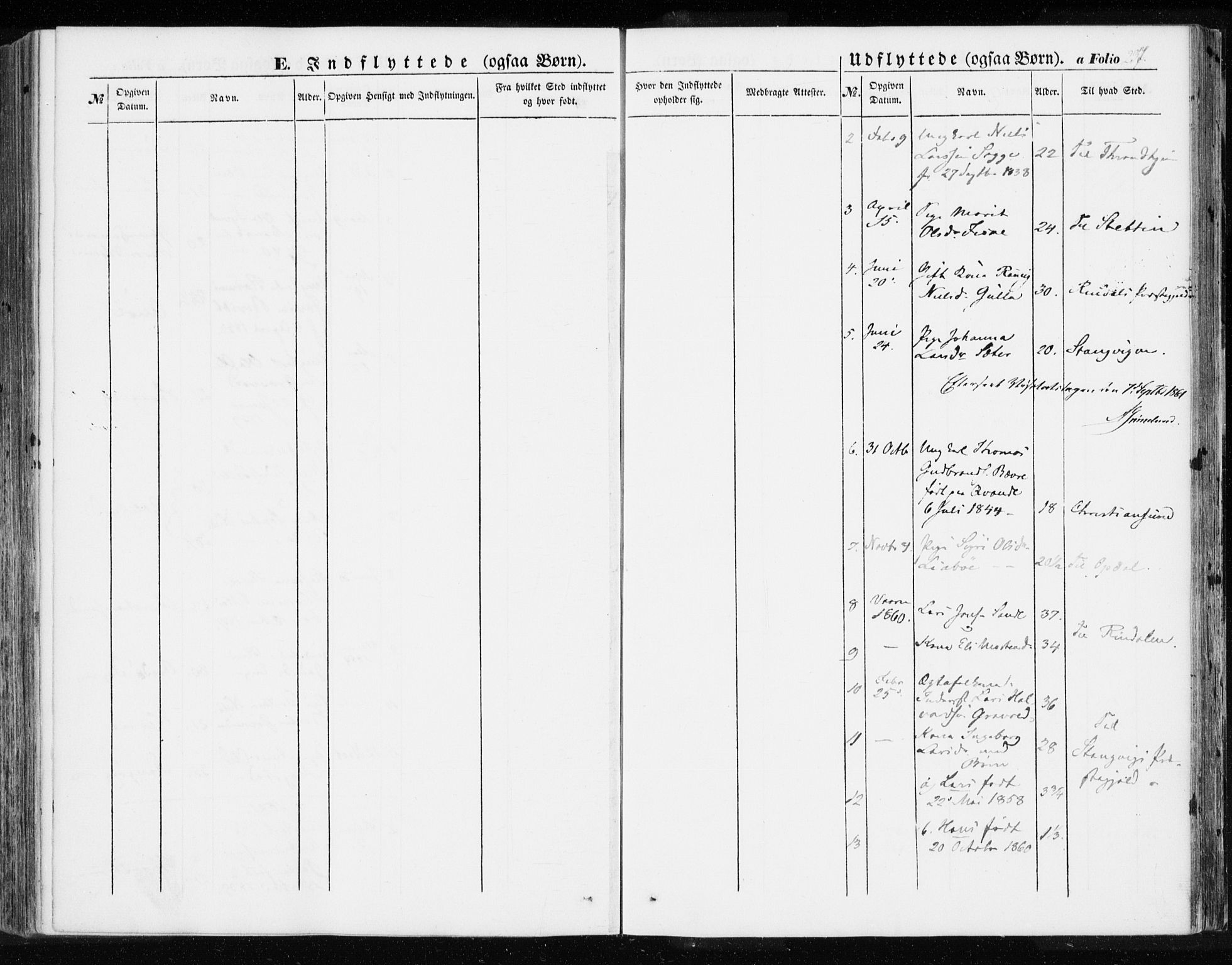 Ministerialprotokoller, klokkerbøker og fødselsregistre - Møre og Romsdal, SAT/A-1454/595/L1044: Parish register (official) no. 595A06, 1852-1863, p. 237