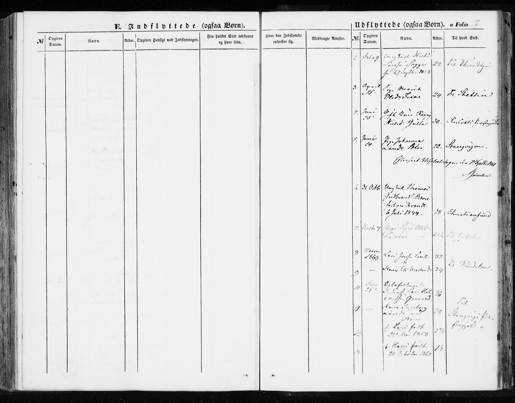 Ministerialprotokoller, klokkerbøker og fødselsregistre - Møre og Romsdal, AV/SAT-A-1454/595/L1044: Parish register (official) no. 595A06, 1852-1863, p. 237