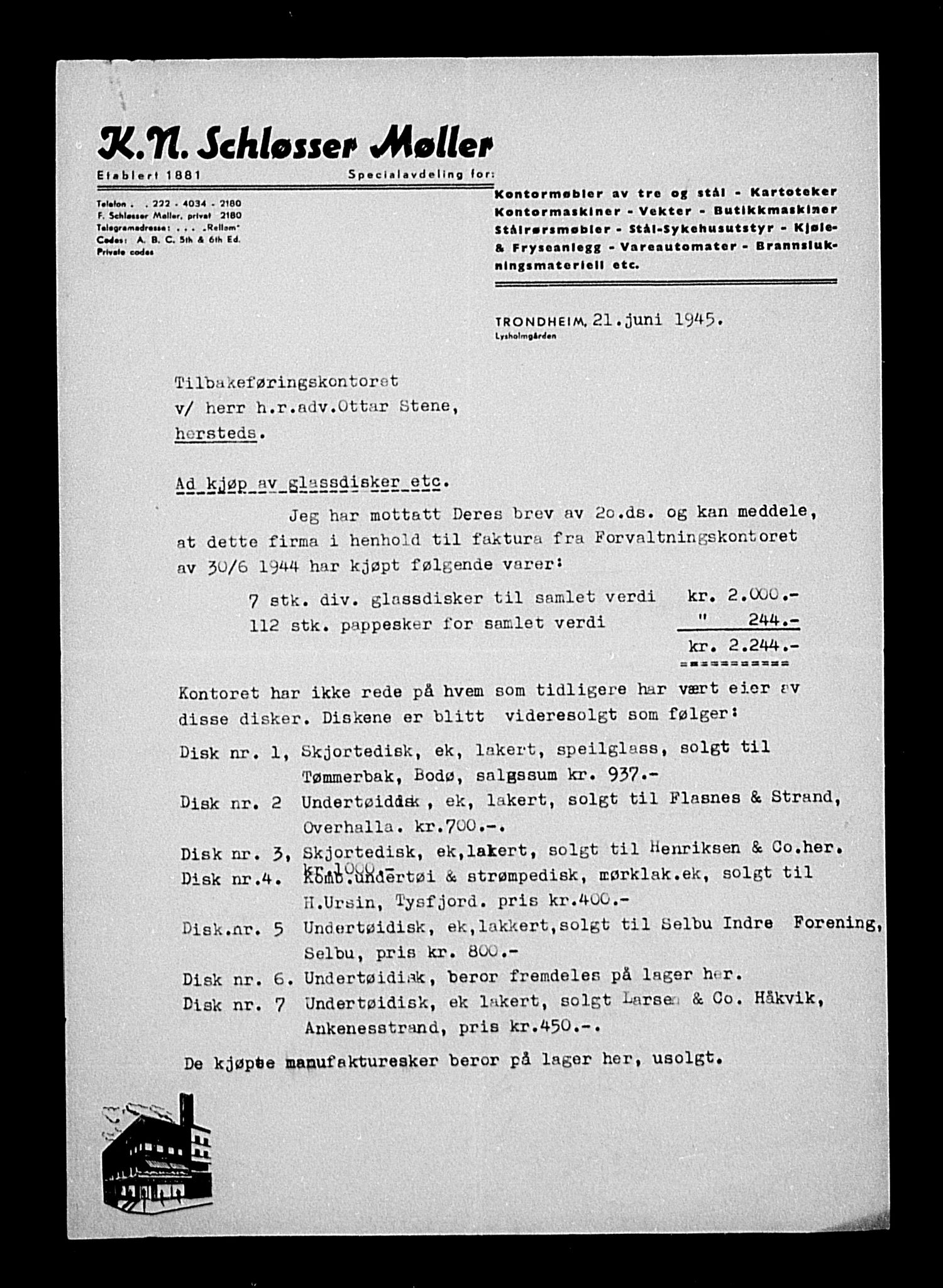 Justisdepartementet, Tilbakeføringskontoret for inndratte formuer, AV/RA-S-1564/H/Hc/Hca/L0893: --, 1945-1947, p. 122