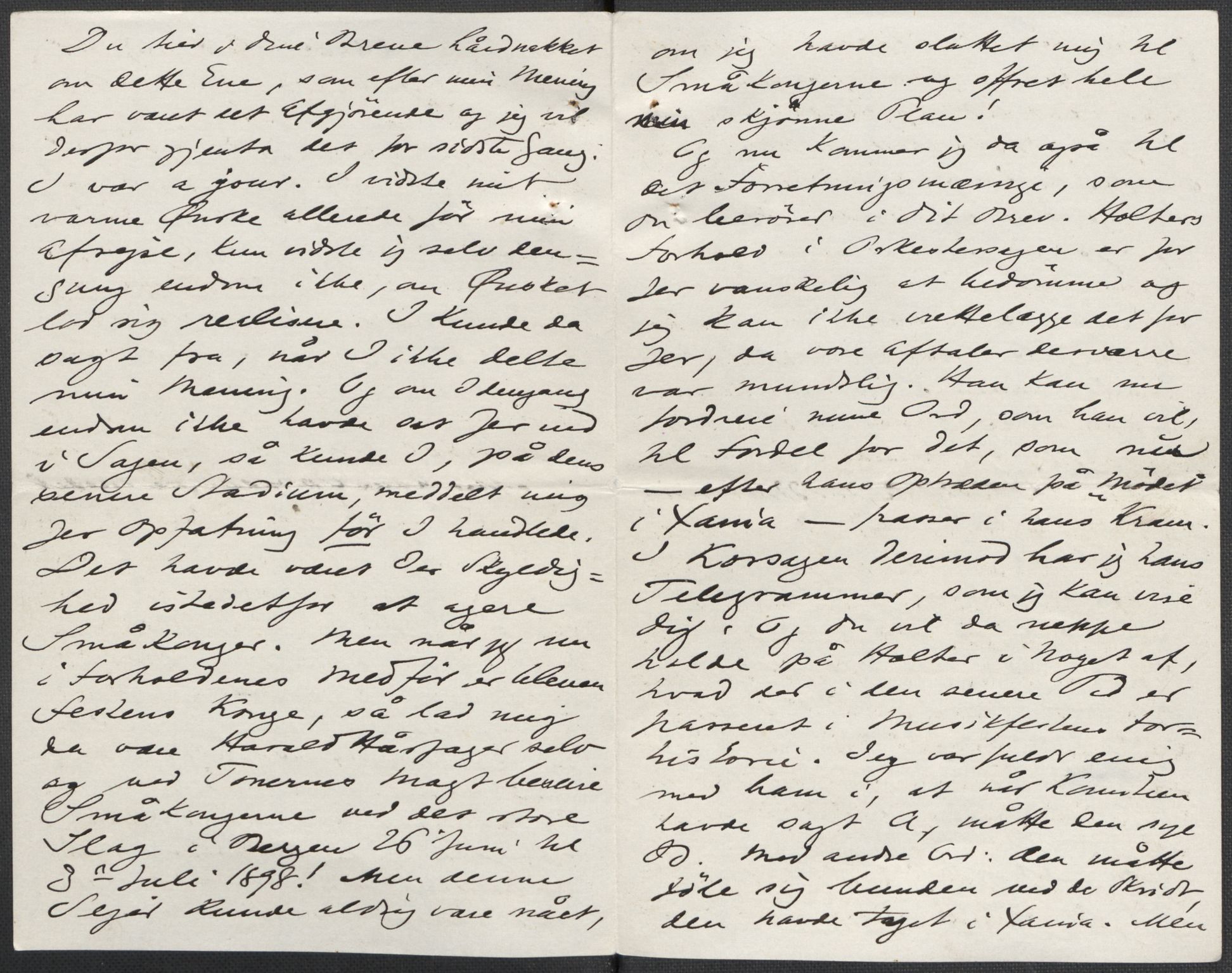 Beyer, Frants, AV/RA-PA-0132/F/L0001: Brev fra Edvard Grieg til Frantz Beyer og "En del optegnelser som kan tjene til kommentar til brevene" av Marie Beyer, 1872-1907, p. 522