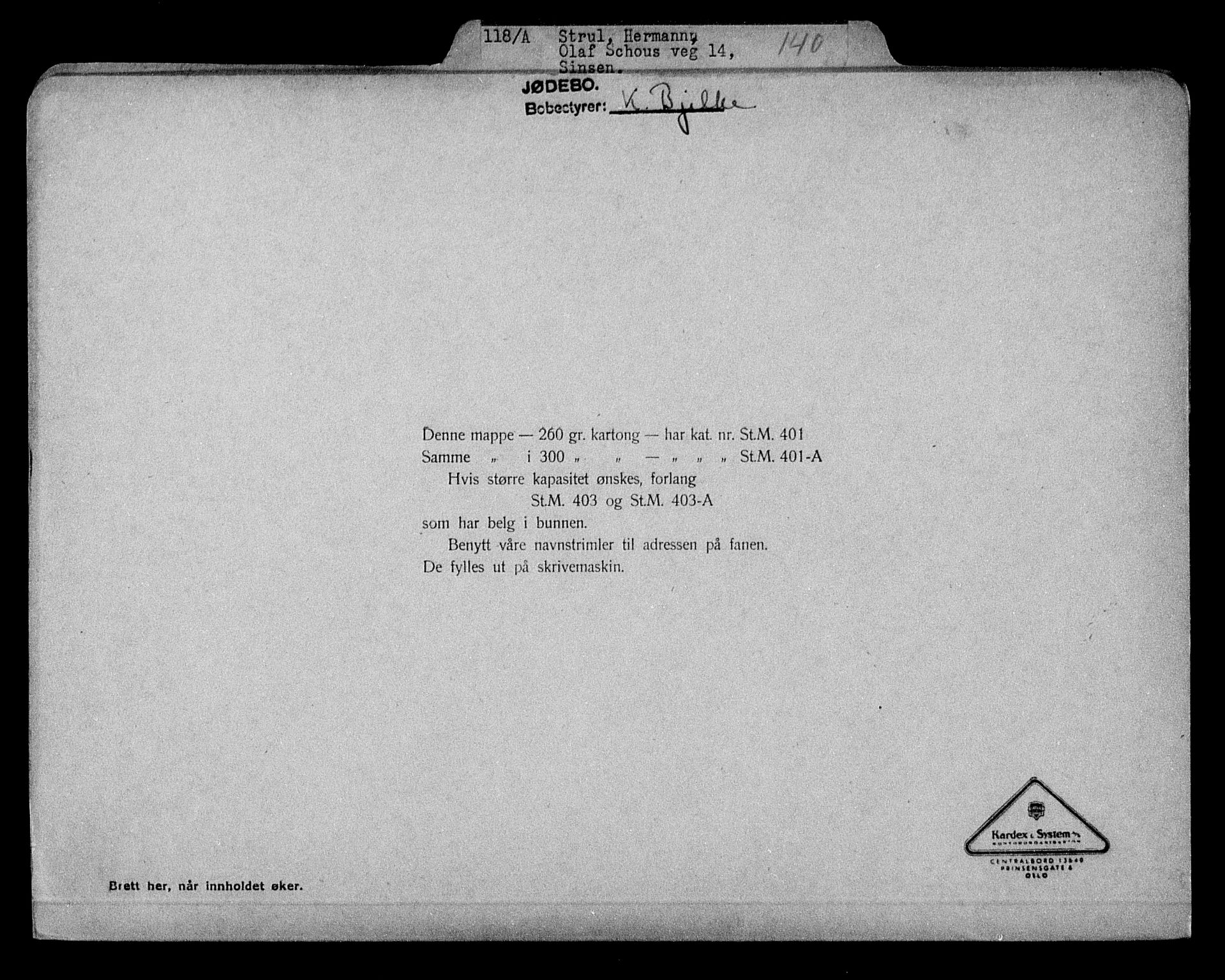 Justisdepartementet, Tilbakeføringskontoret for inndratte formuer, AV/RA-S-1564/H/Hc/Hcc/L0983: --, 1945-1947, p. 447