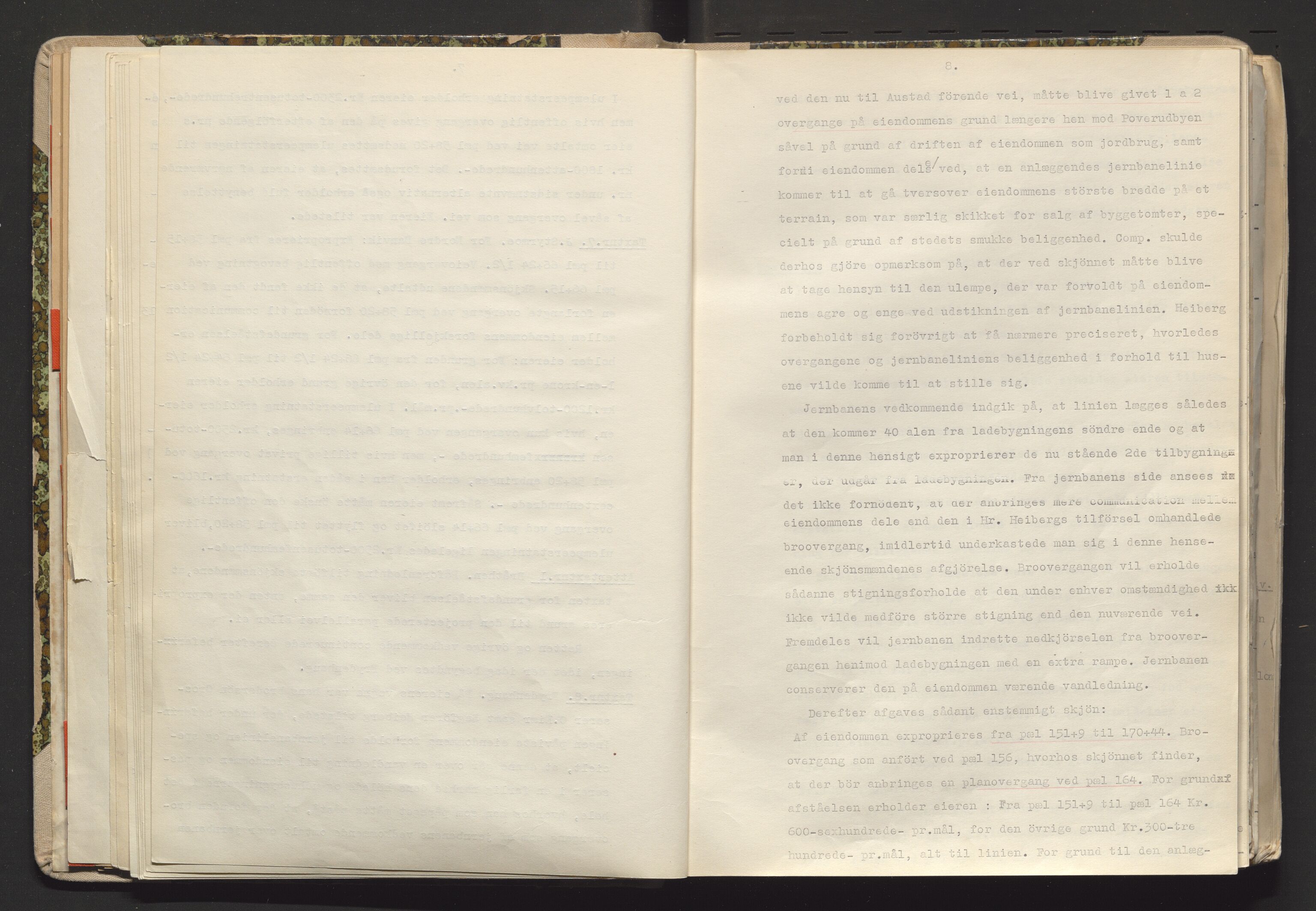 Norges Statsbaner Drammen distrikt (NSB), AV/SAKO-A-30/Y/Yc/L0005: Takster Vestfoldbanen strekningen Drammen-Horten samt Drammen stasjons utvidelse , 1877-1910, p. 8