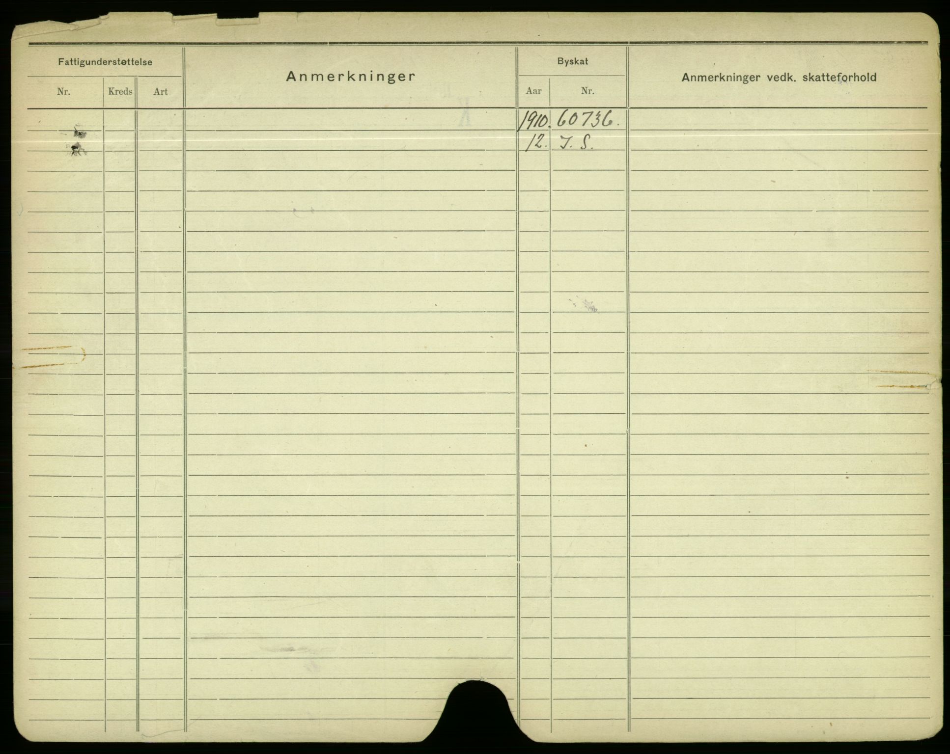 Oslo folkeregister, Registerkort, AV/SAO-A-11715/F/Fa/Fac/L0003: Menn, 1906-1914, p. 1206b