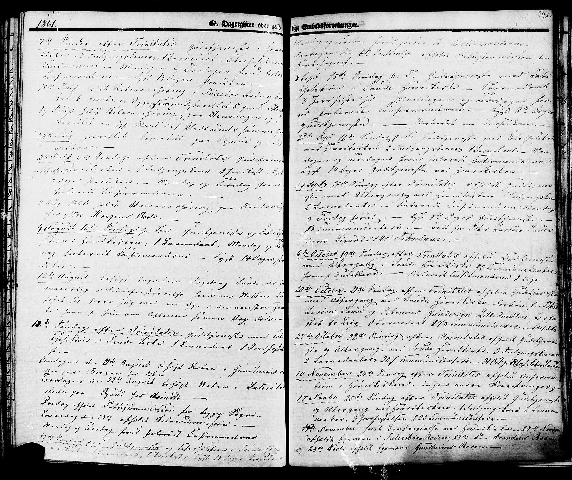 Sauherad kirkebøker, SAKO/A-298/F/Fa/L0007: Parish register (official) no. I 7, 1851-1873, p. 342