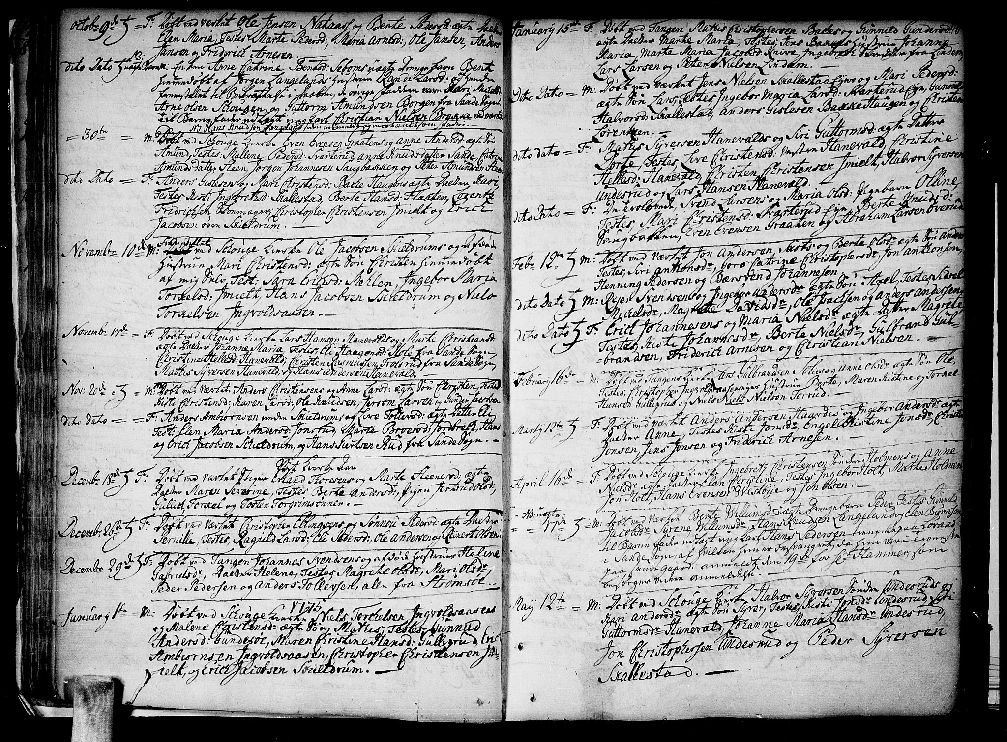 Skoger kirkebøker, SAKO/A-59/F/Fa/L0001: Parish register (official) no. I 1, 1746-1814, p. 40