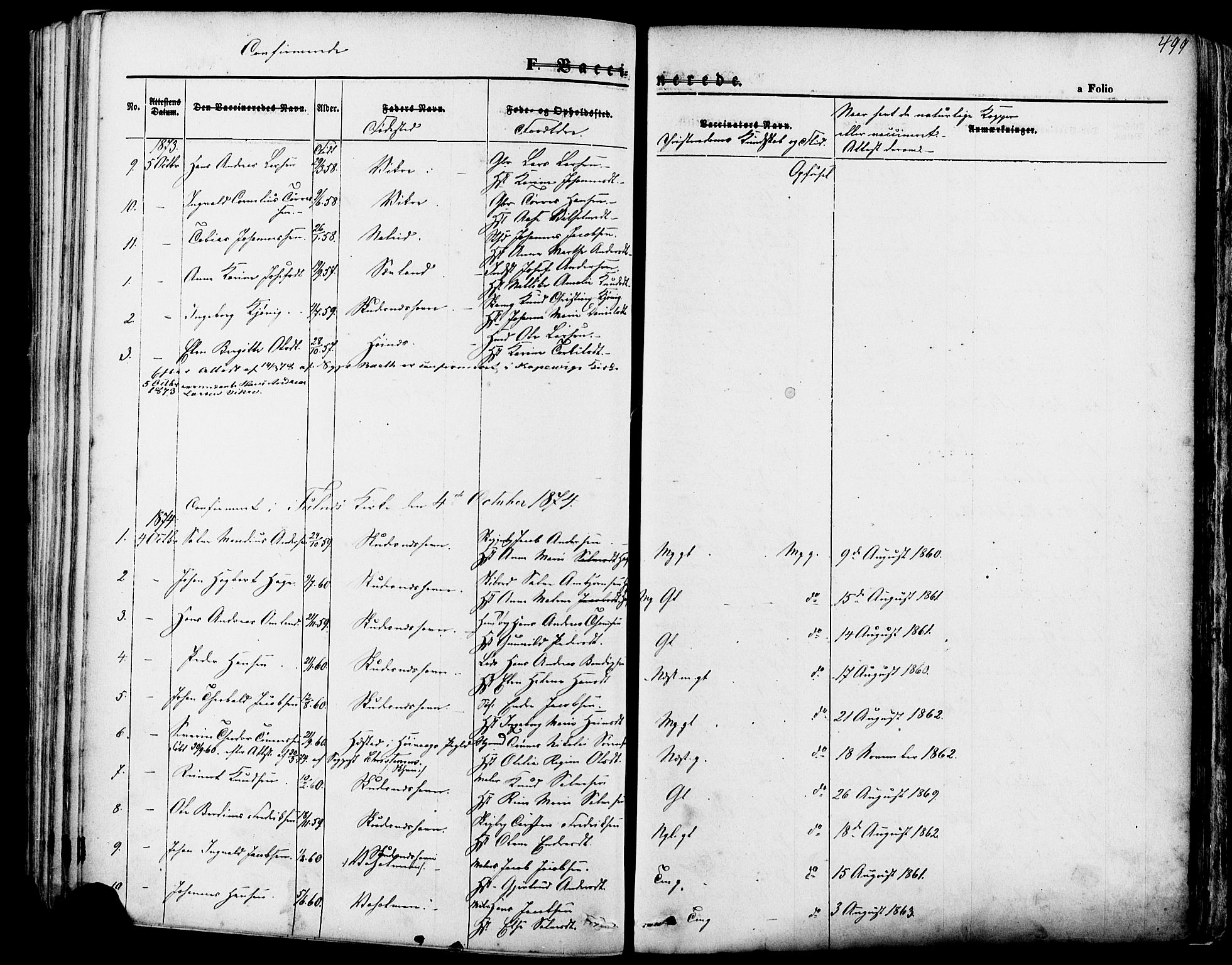 Skudenes sokneprestkontor, SAST/A -101849/H/Ha/Haa/L0006: Parish register (official) no. A 4, 1864-1881, p. 499