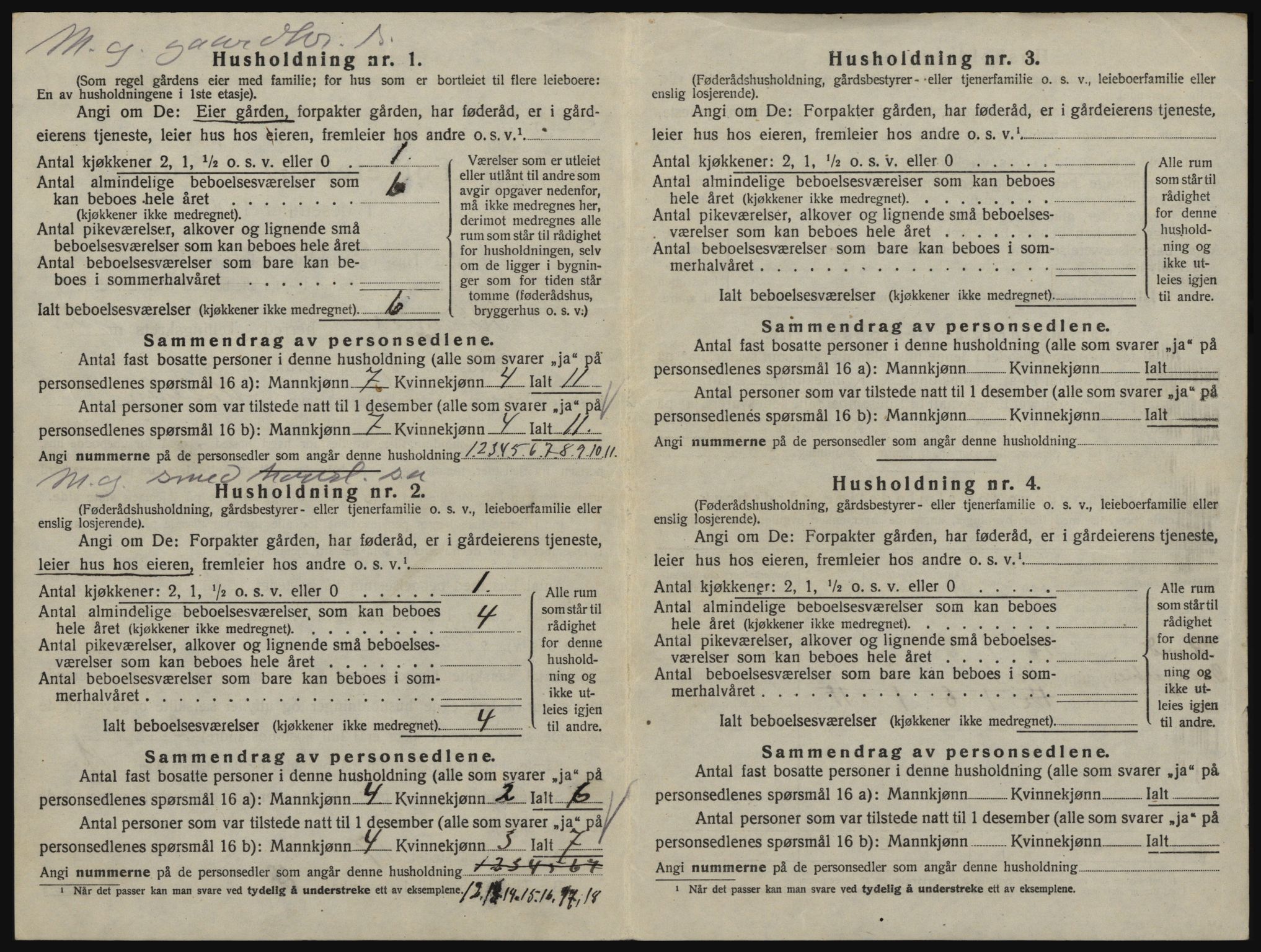 SAO, 1920 census for Rødenes, 1920, p. 265