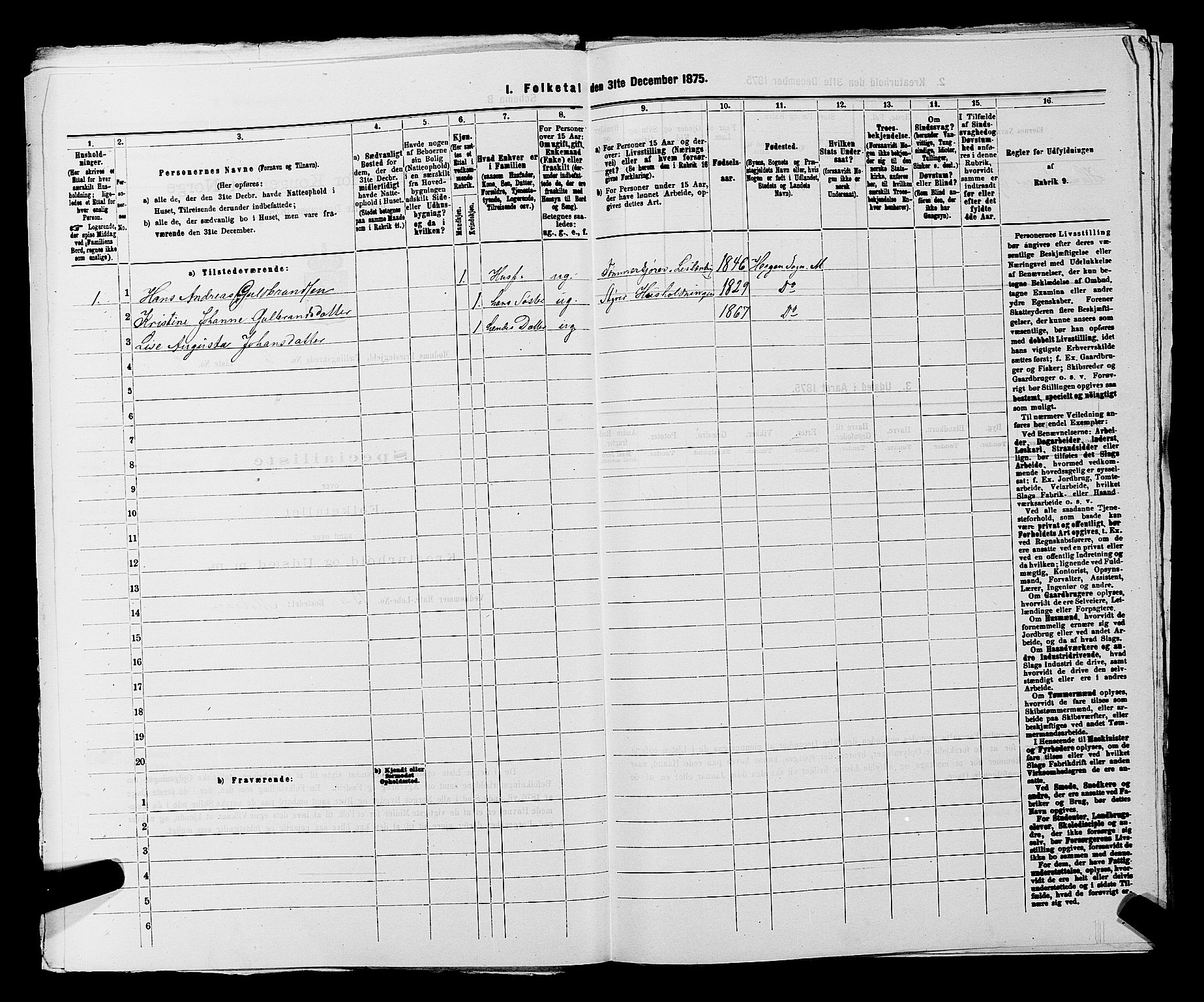 SAKO, 1875 census for 0623P Modum, 1875, p. 236