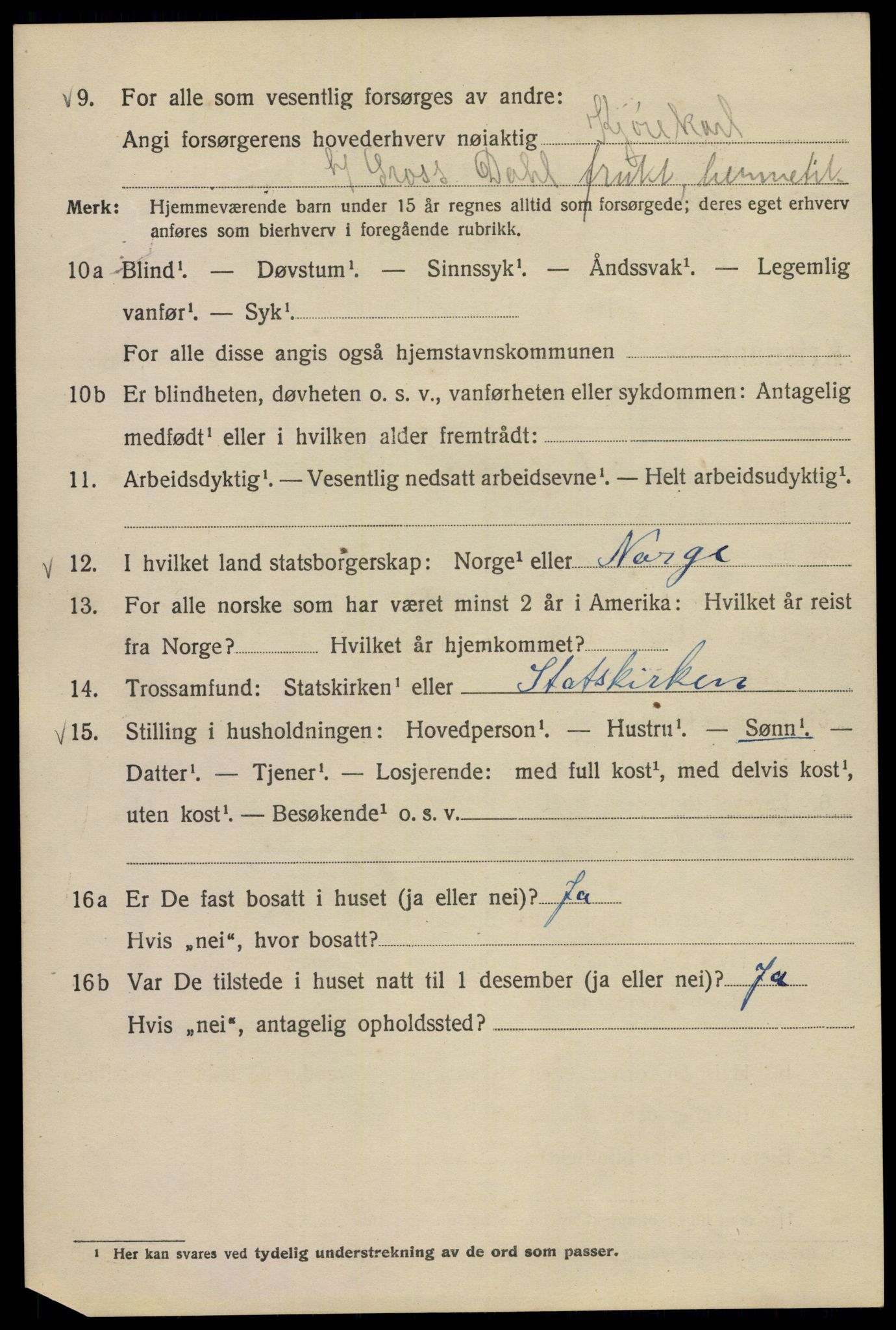 SAO, 1920 census for Kristiania, 1920, p. 413274