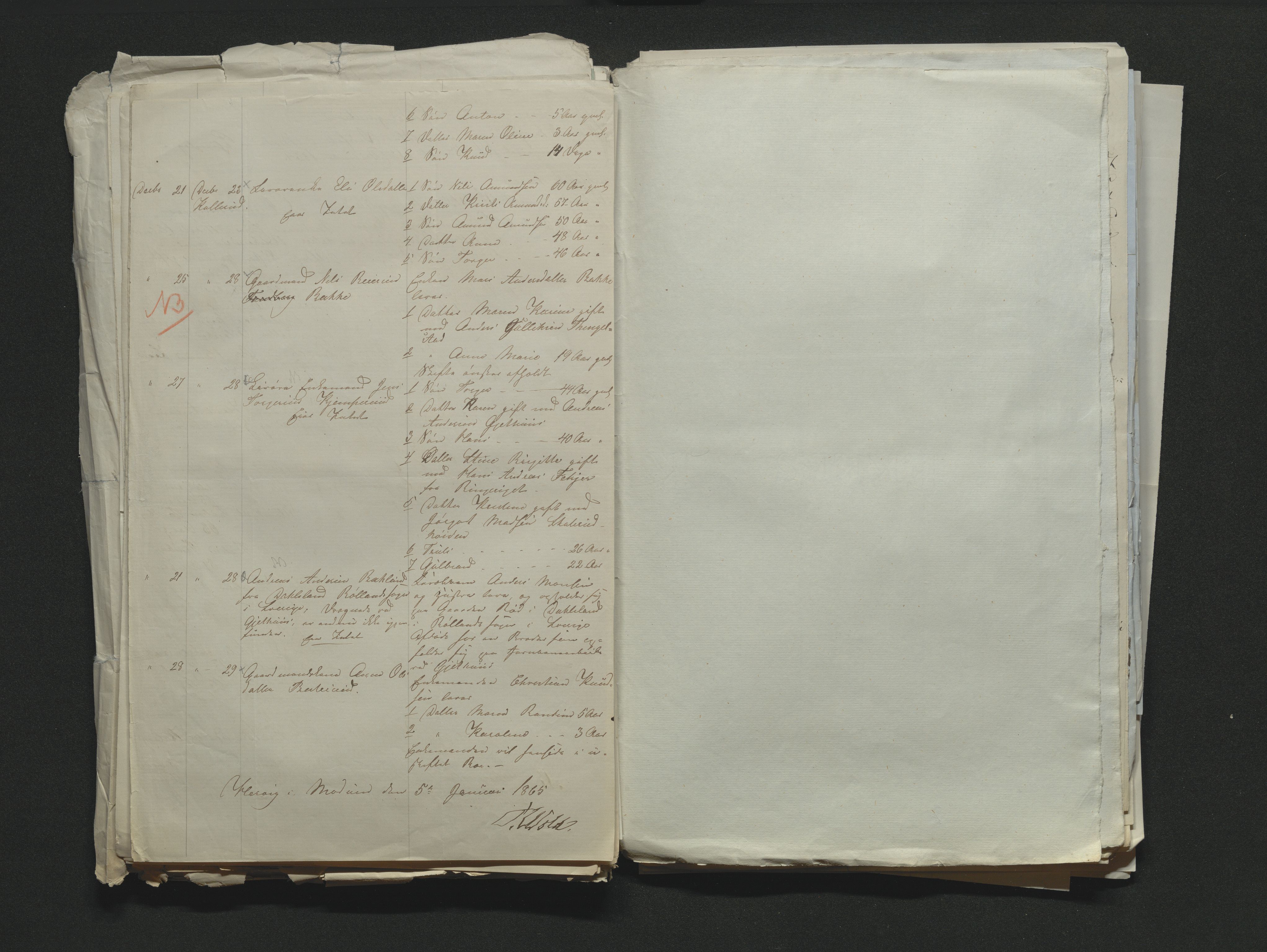 Eiker, Modum og Sigdal sorenskriveri, AV/SAKO-A-123/H/Ha/Hab/L0011: Dødsfallsmeldinger, 1862-1865, p. 429