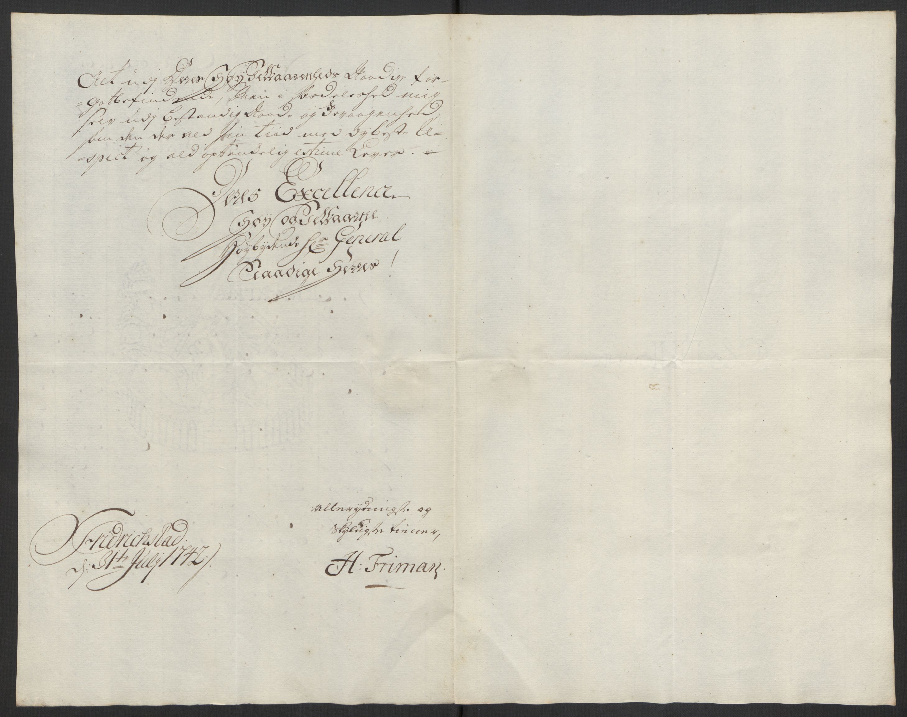 Kommanderende general (KG I) med Det norske krigsdirektorium, AV/RA-EA-5419/D/L0062: Stattholderens, stiftamtmenns og amtmenns brev, 1741-1745, p. 102