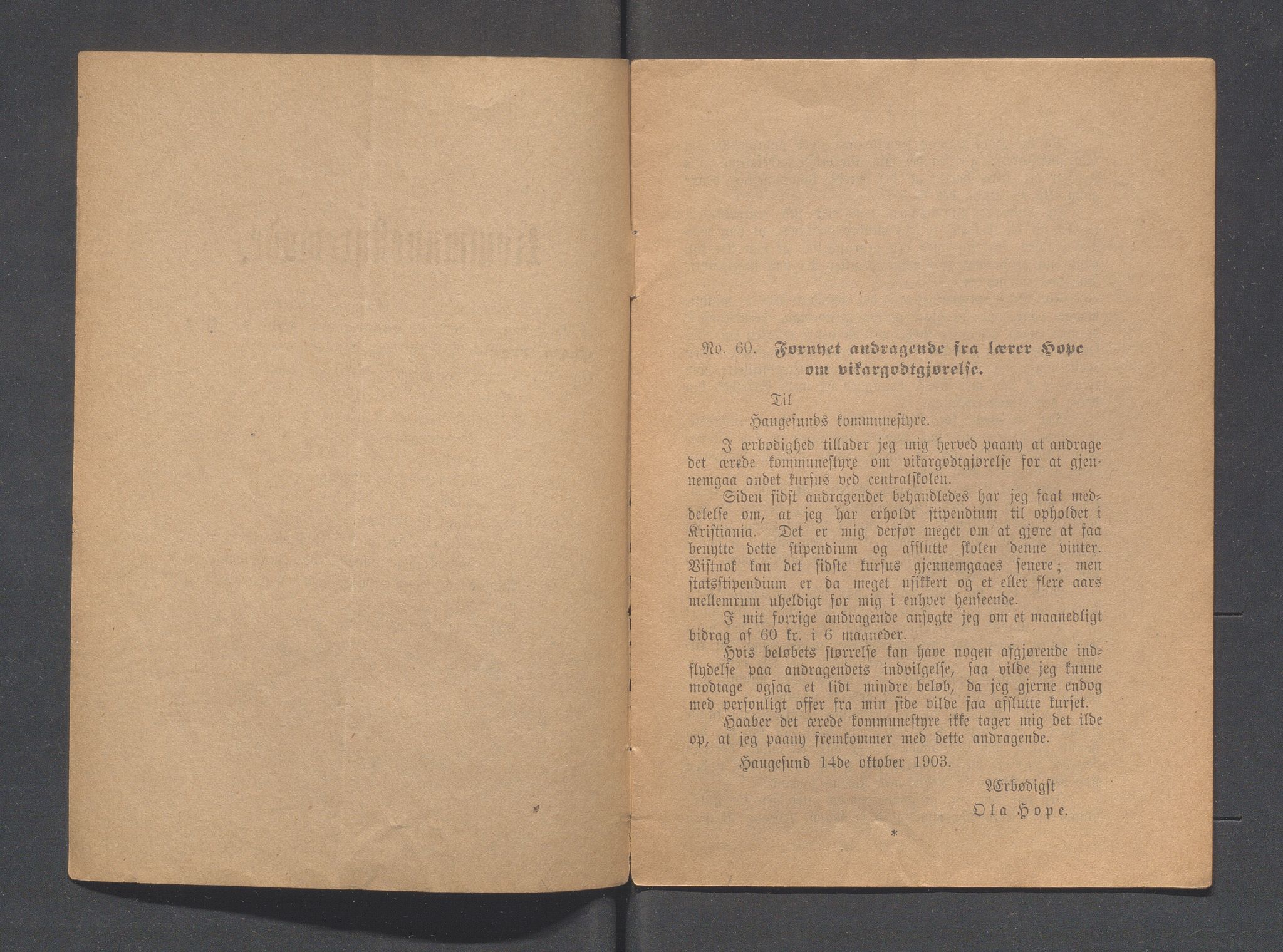 Haugesund kommune - Formannskapet og Bystyret, IKAR/A-740/A/Abb/L0001: Bystyreforhandlinger, 1889-1907, p. 429