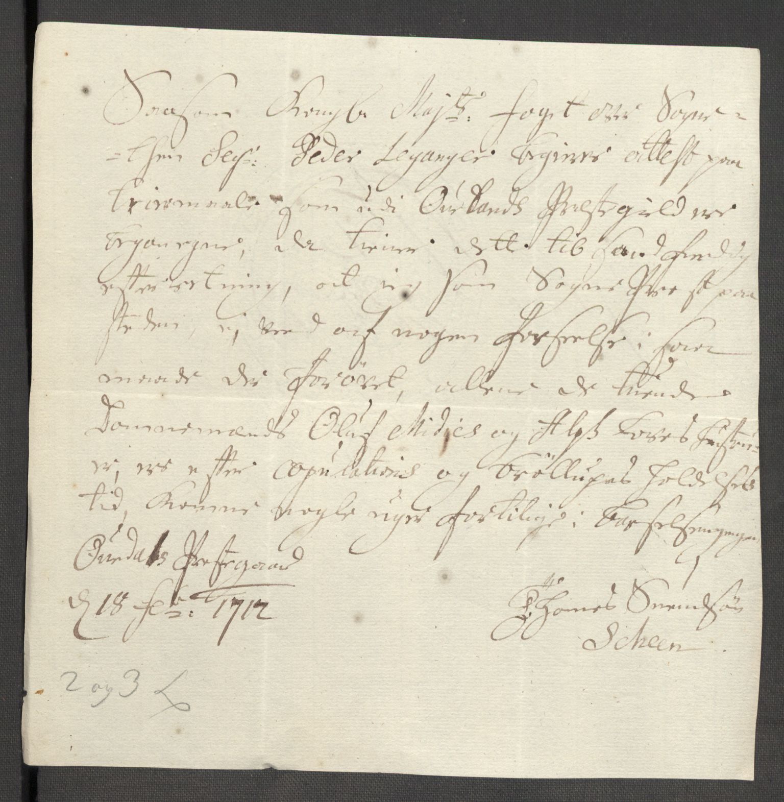 Rentekammeret inntil 1814, Reviderte regnskaper, Fogderegnskap, AV/RA-EA-4092/R52/L3317: Fogderegnskap Sogn, 1711, p. 158