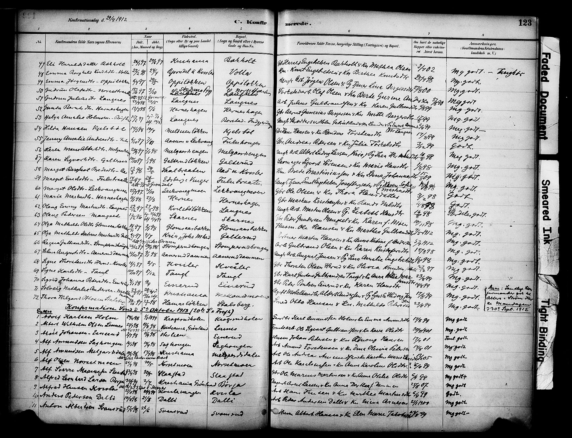 Sør-Odal prestekontor, AV/SAH-PREST-030/H/Ha/Haa/L0007: Parish register (official) no. 7, 1886-1925, p. 123
