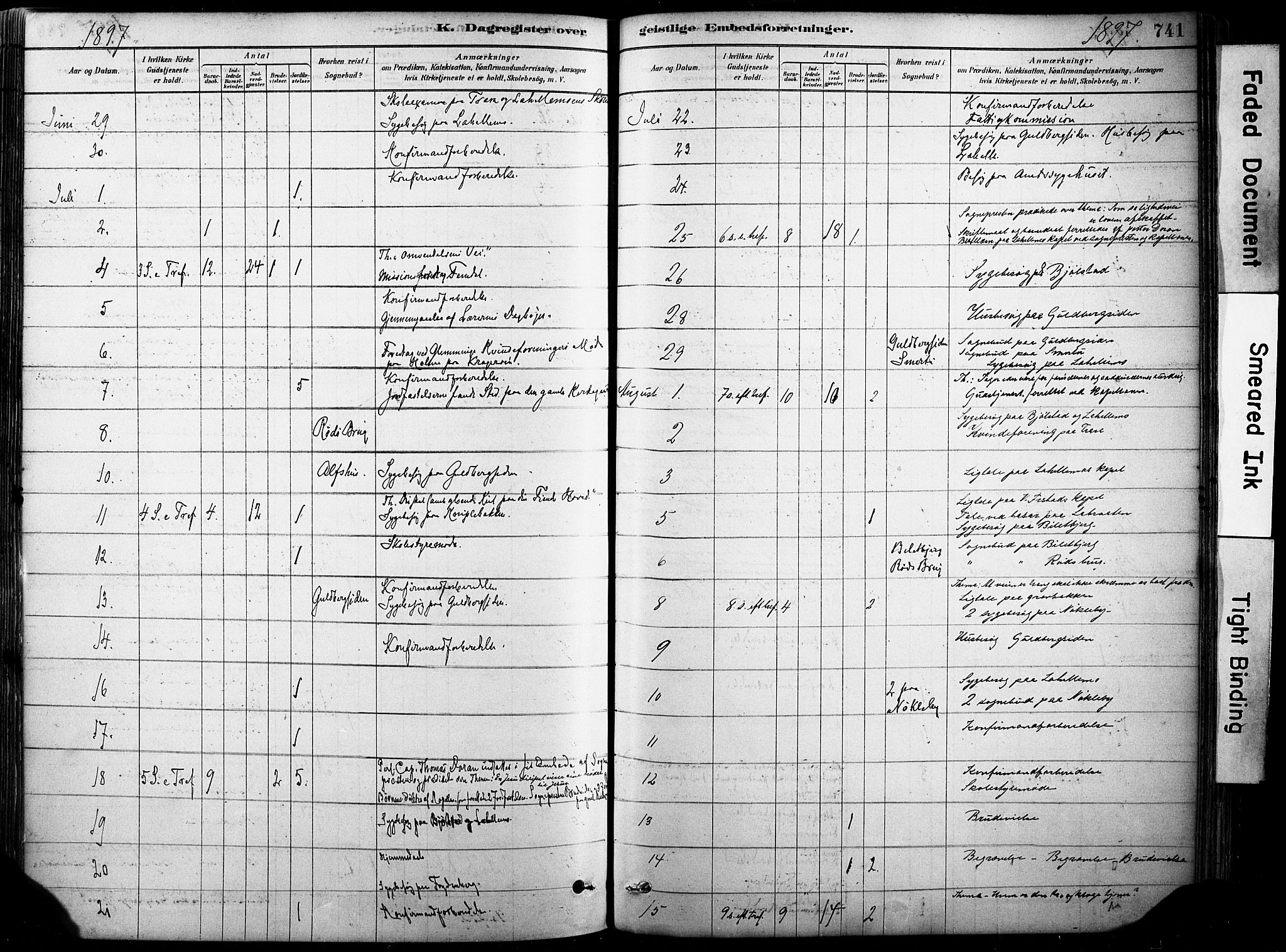 Glemmen prestekontor Kirkebøker, AV/SAO-A-10908/F/Fa/L0012: Parish register (official) no. 12, 1878-1973, p. 741