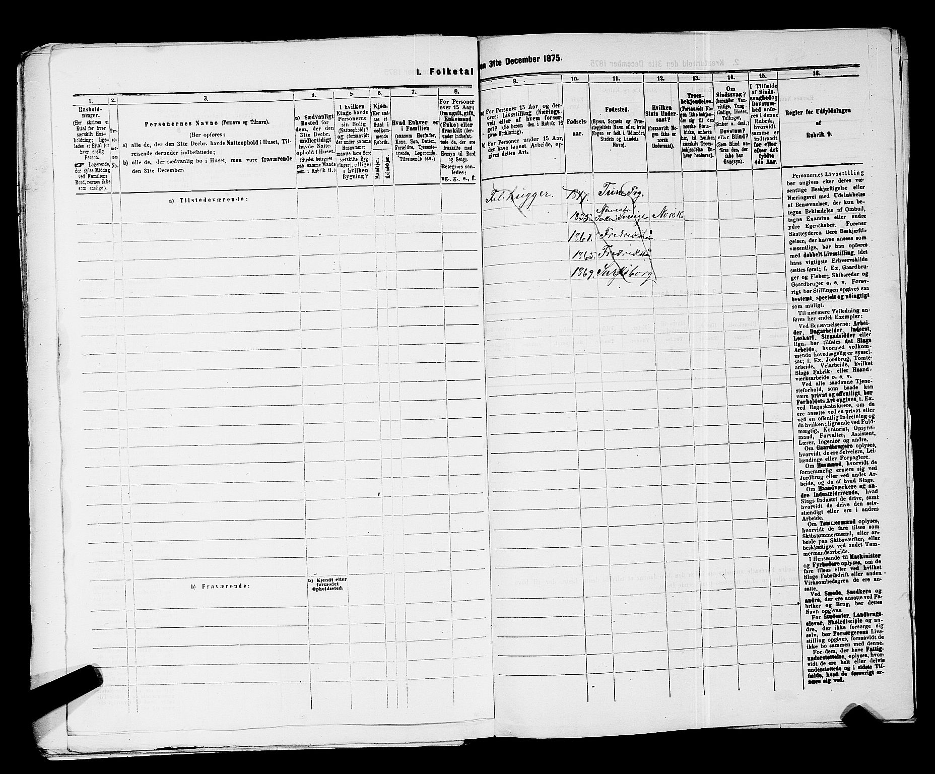 RA, 1875 census for 0103B Fredrikstad/Fredrikstad, 1875, p. 1699