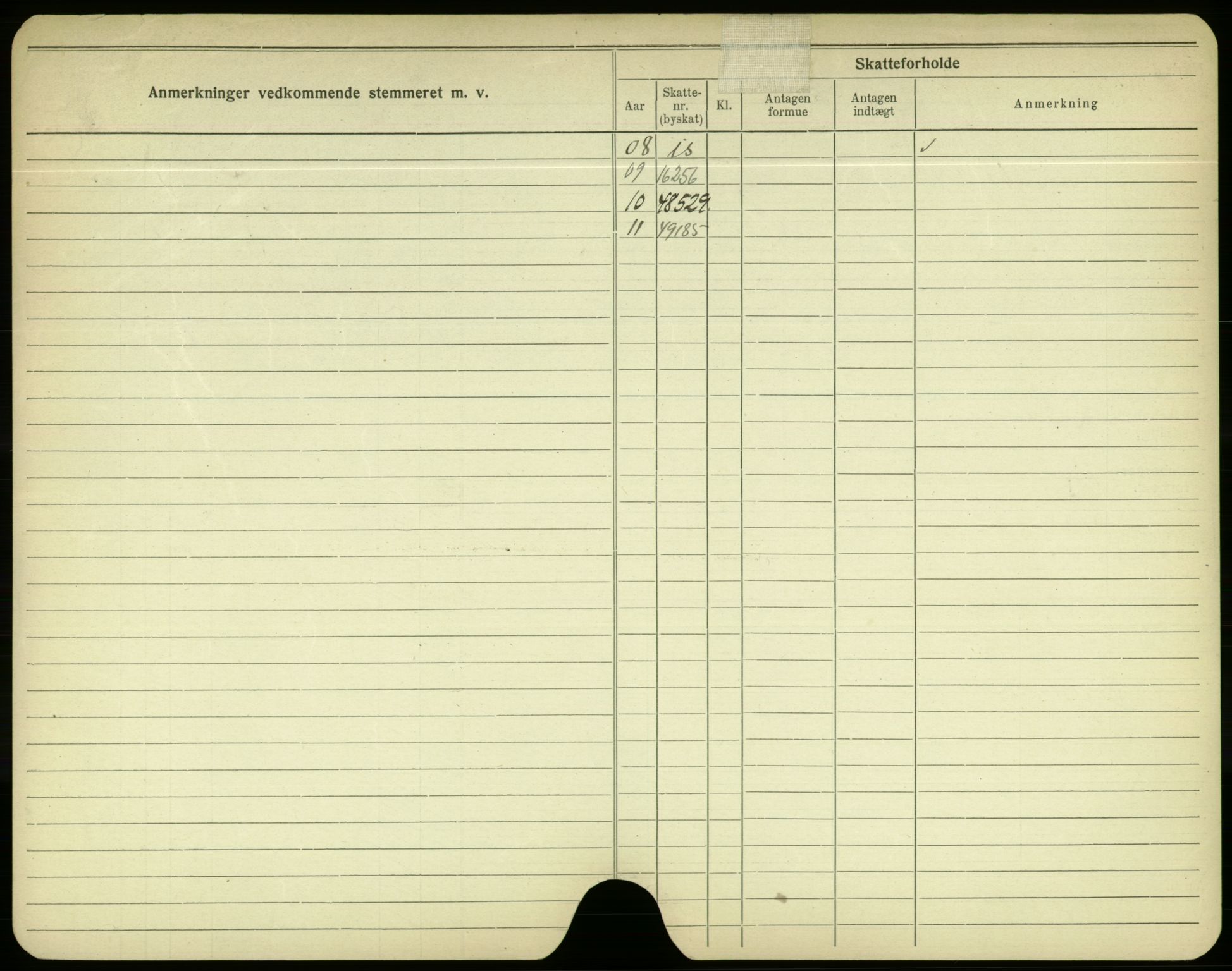 Oslo folkeregister, Registerkort, AV/SAO-A-11715/F/Fa/Fac/L0004: Menn, 1906-1914, p. 897b