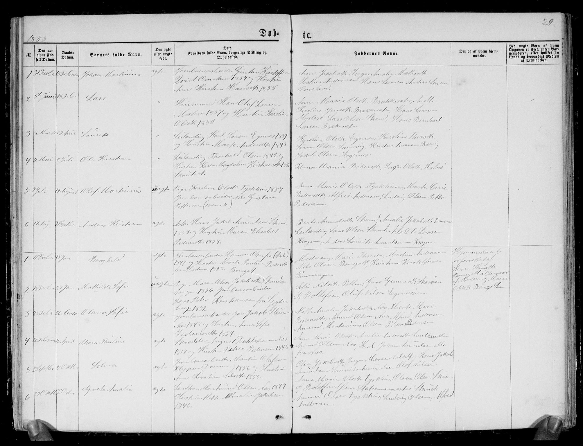 Brunlanes kirkebøker, AV/SAKO-A-342/G/Gc/L0001: Parish register (copy) no. III 1, 1866-1890, p. 29