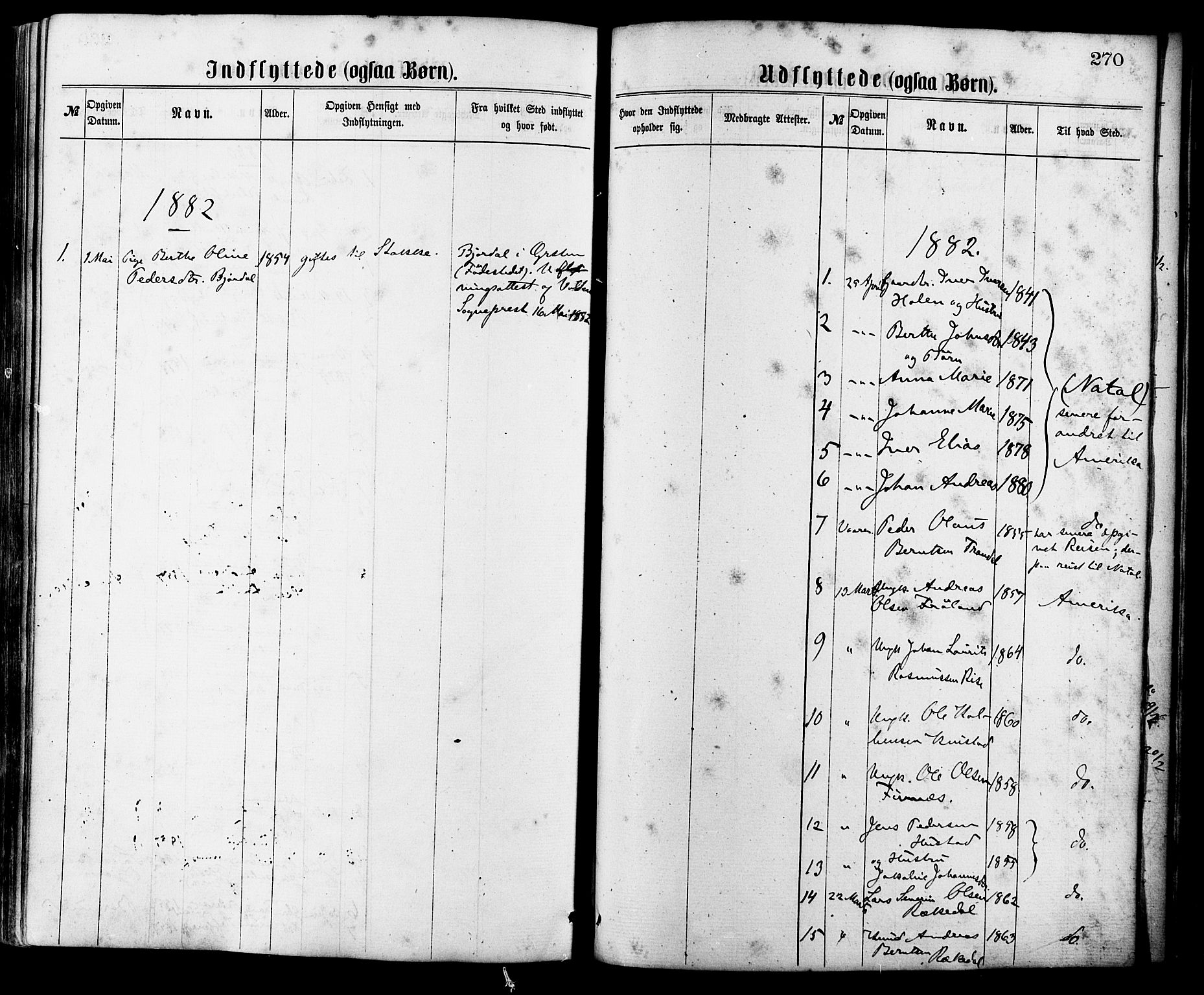 Ministerialprotokoller, klokkerbøker og fødselsregistre - Møre og Romsdal, AV/SAT-A-1454/515/L0210: Parish register (official) no. 515A06, 1868-1885, p. 270