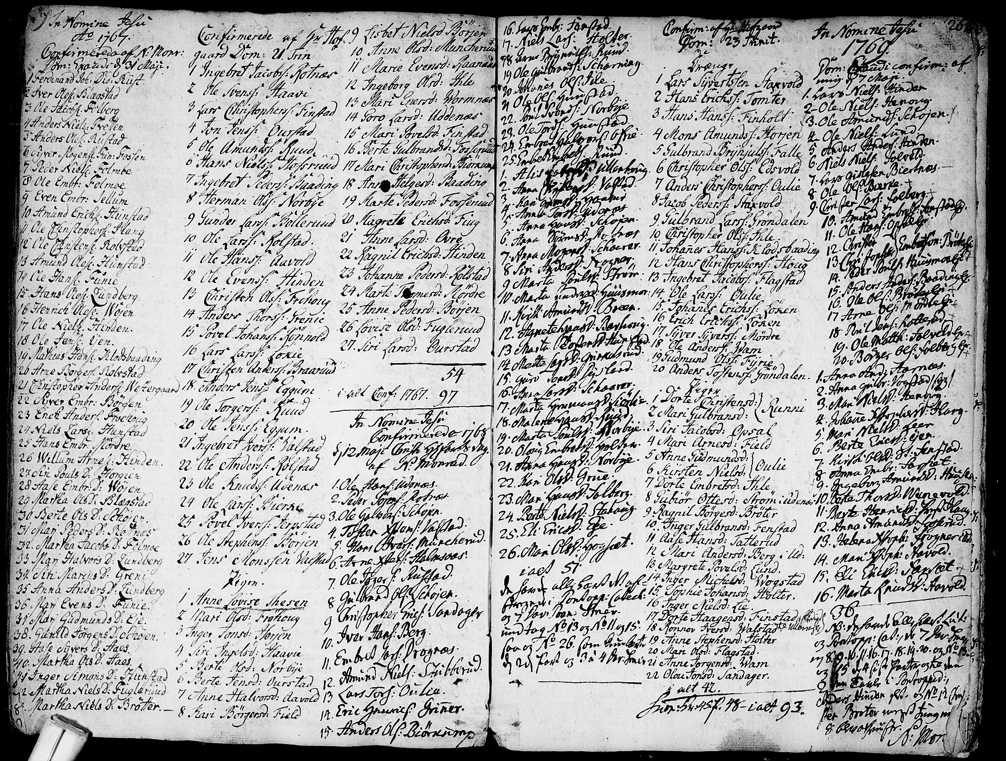 Nes prestekontor Kirkebøker, SAO/A-10410/F/Fa/L0003: Parish register (official) no. I 3, 1734-1781, p. 262