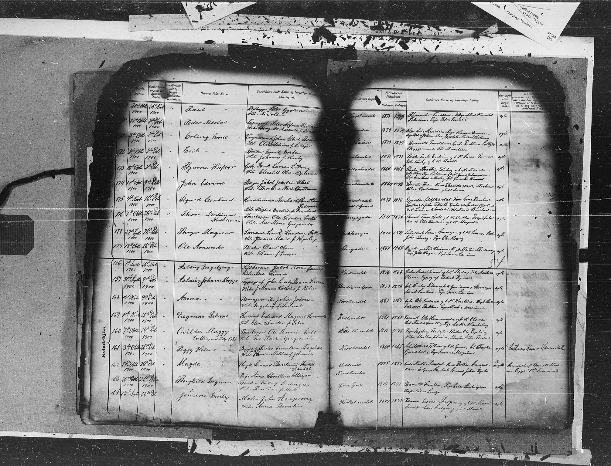 Ministerialprotokoller, klokkerbøker og fødselsregistre - Møre og Romsdal, AV/SAT-A-1454/572/L0855: Parish register (official) no. 572A18, 1898-1913, p. 54